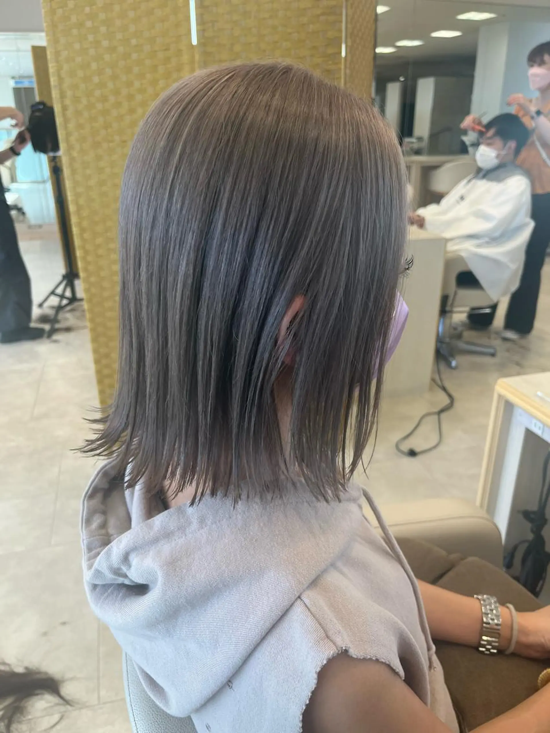 セミロング カラー 暖色専門美容師🎀 お客様満足度◎のヘアスタイル