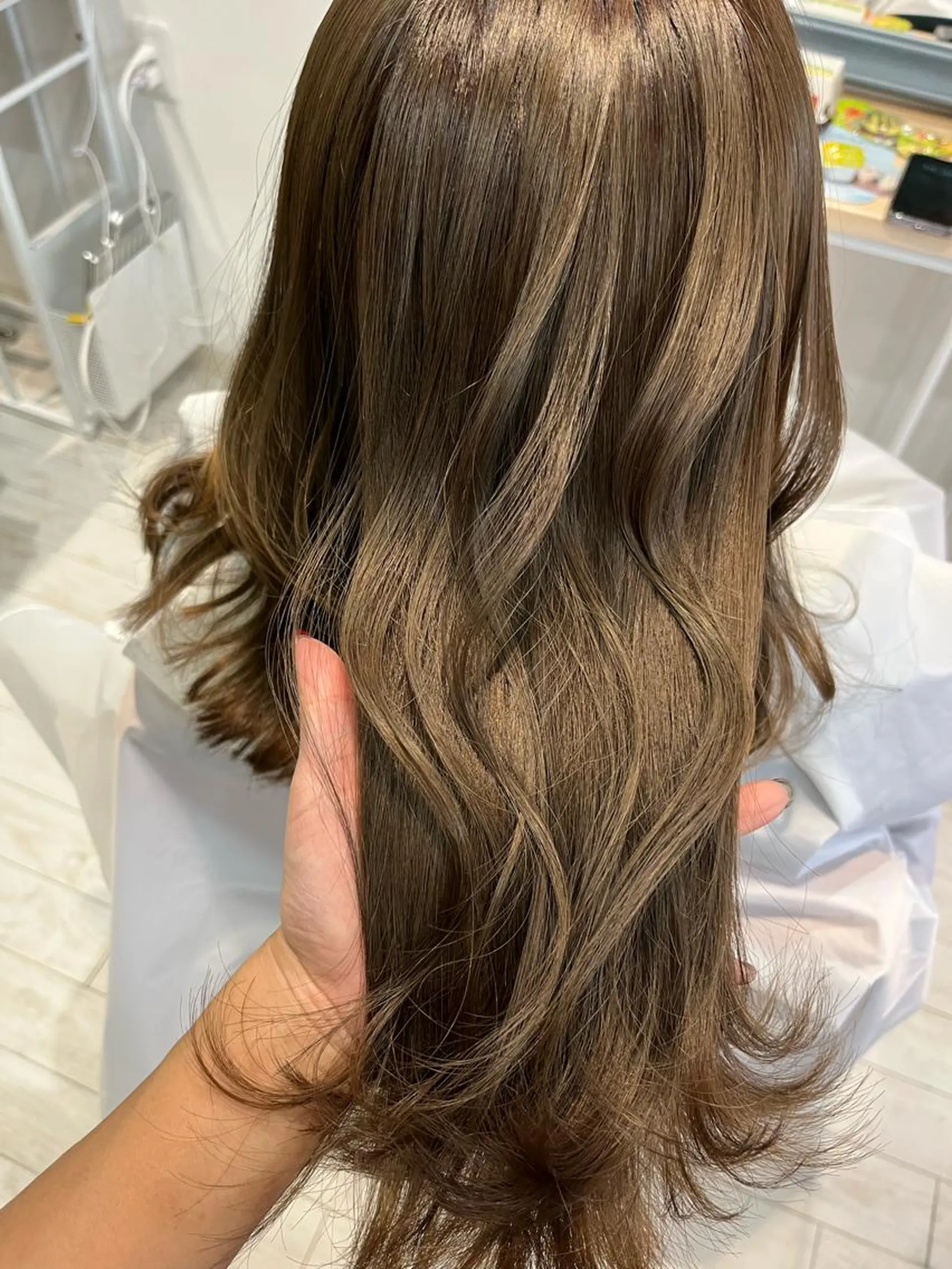 カラー アッシュ ベージュカラー ブリーチ ✨️💎山口 真依💎✨️のヘアスタイル