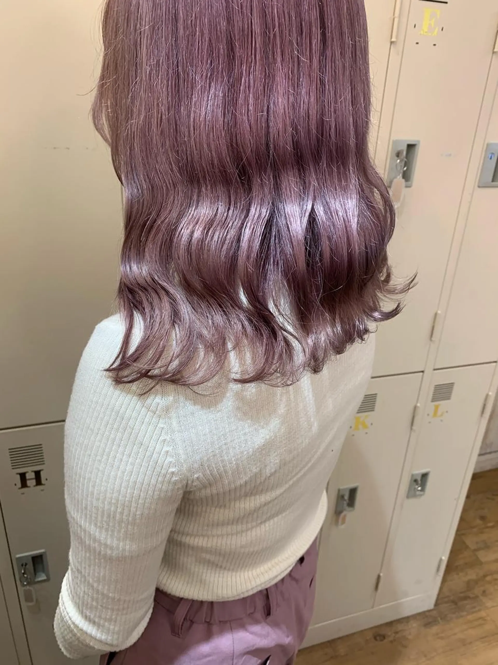 セミロング カラー ヘアアレンジ 代表🎀 ふわモテ愛 され髪🩷yumiのヘアスタイル