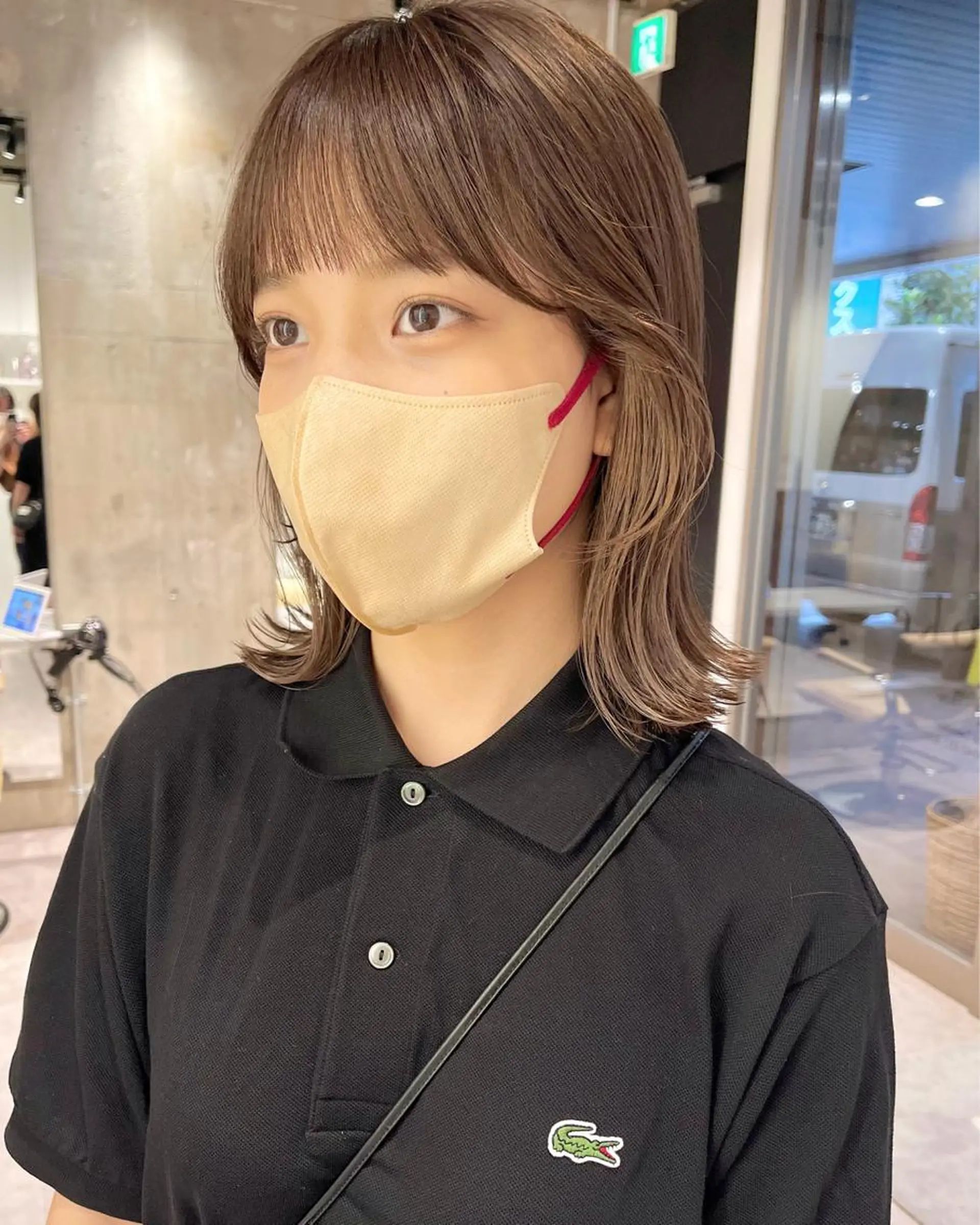 ショート カラー ベージュカラー ブリーチ ヘアカラー mina🪐立川駅/ 無料ショートカットのヘアスタイル