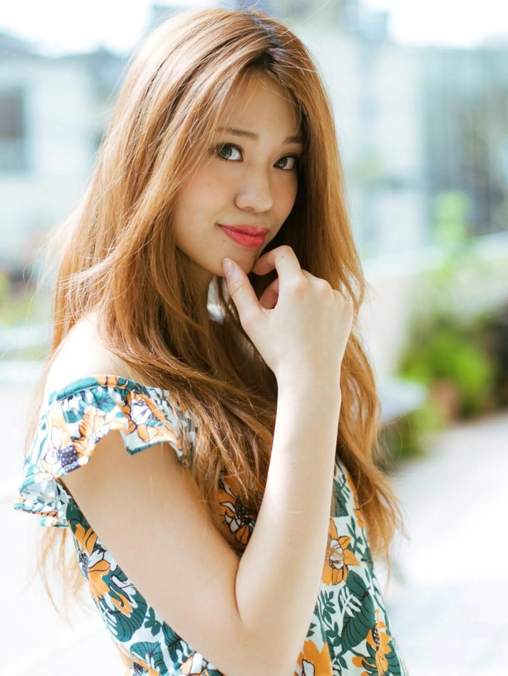 ロング カラー FUKUNAGA YUのヘアスタイル