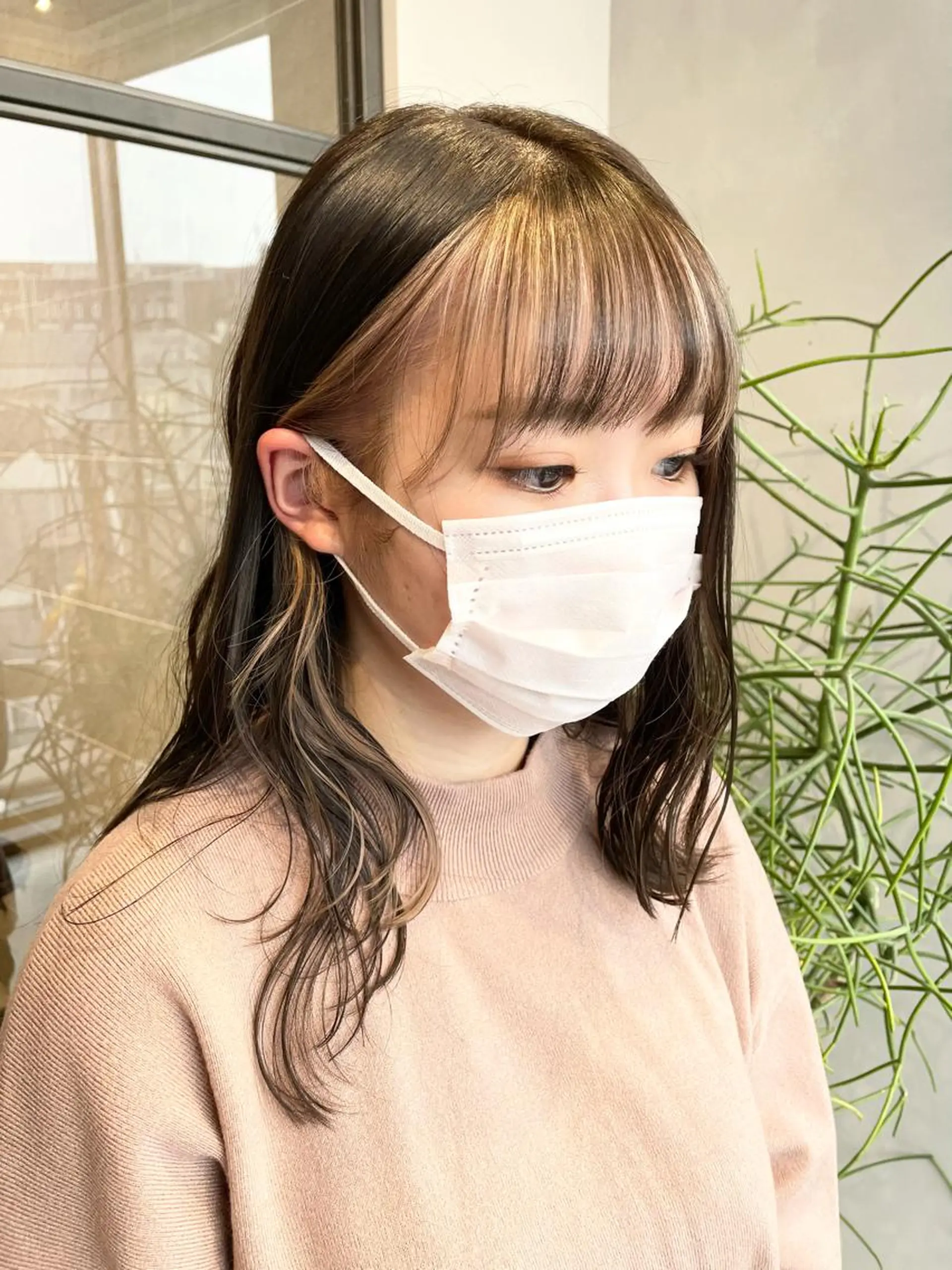 セミロング カラー ハイトーン×レイヤー /遠藤将太のヘアスタイル