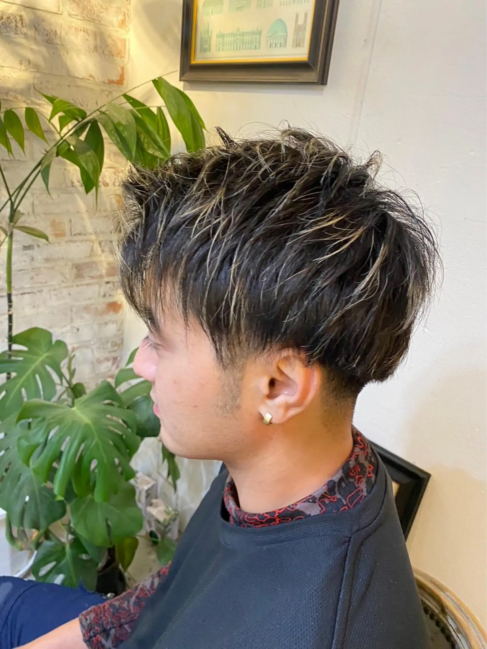 ショート メンズ 長濱 俊のヘアスタイル