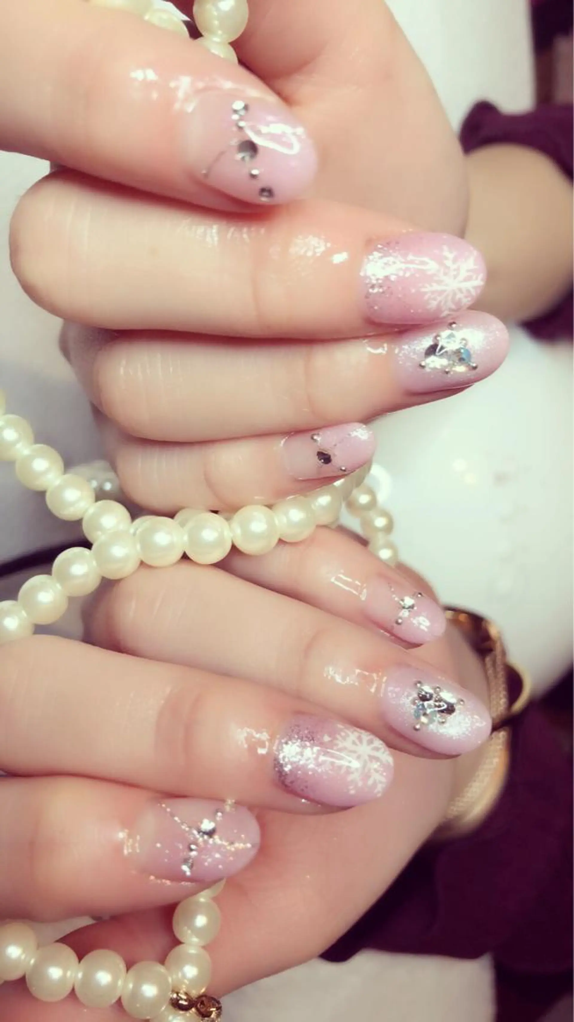 ミディアム ネイル 長さ出し専門 nynaのネイルデザイン