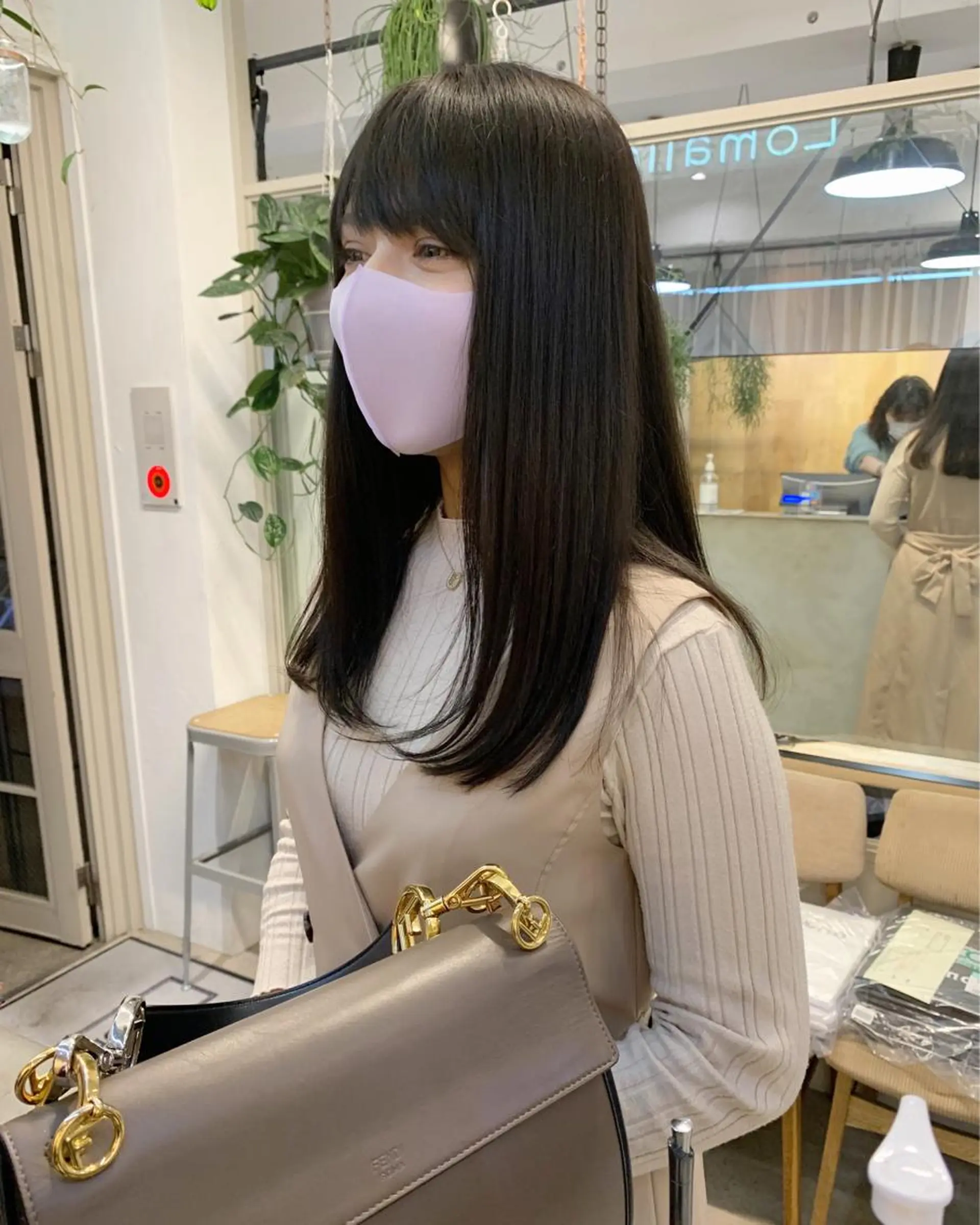 ロング 小顔レイヤー×コンパ クトボブ/林隆平のヘアスタイル