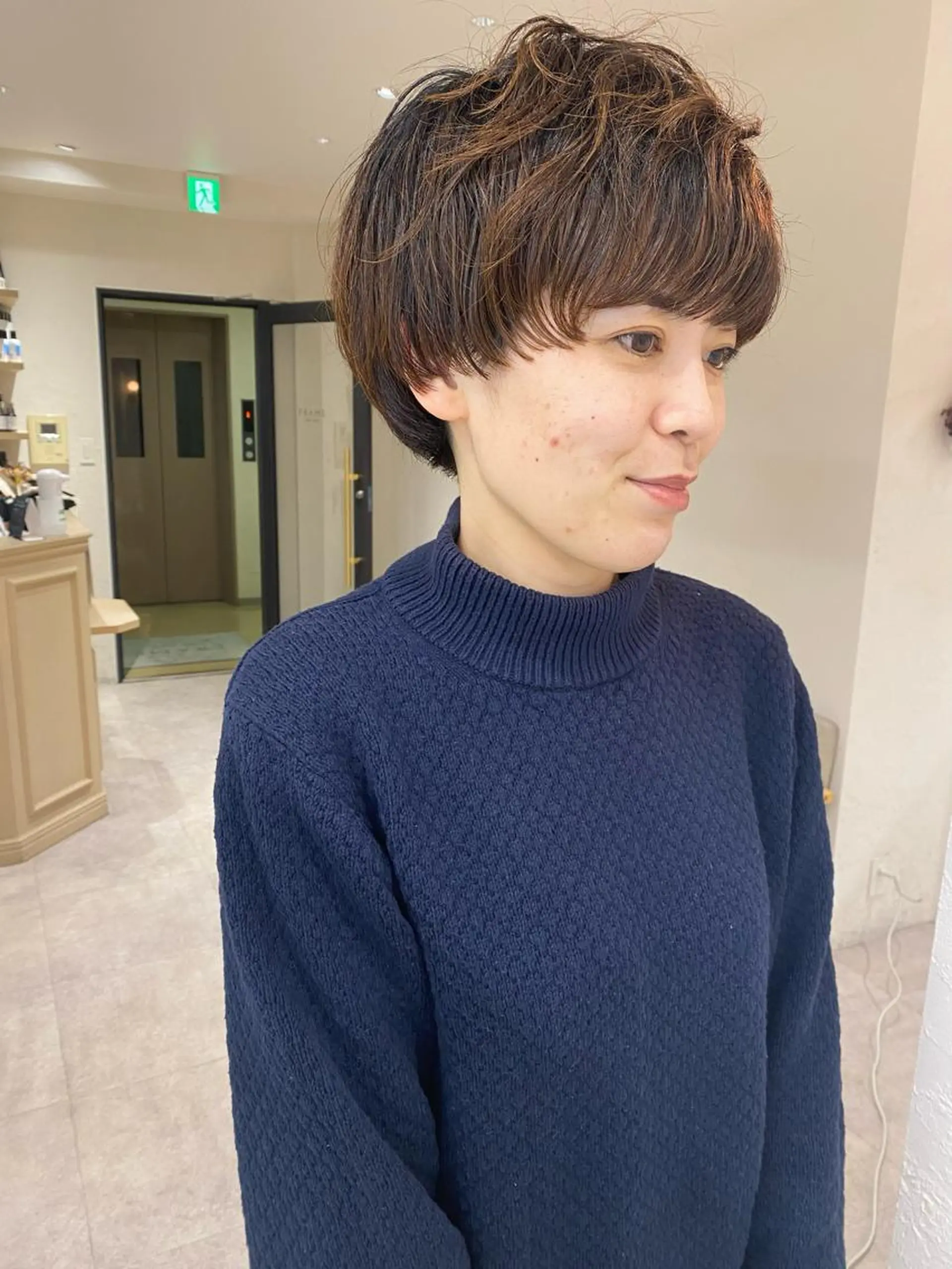 ショート パーマ パーマ特化 フシキサトシのヘアスタイル