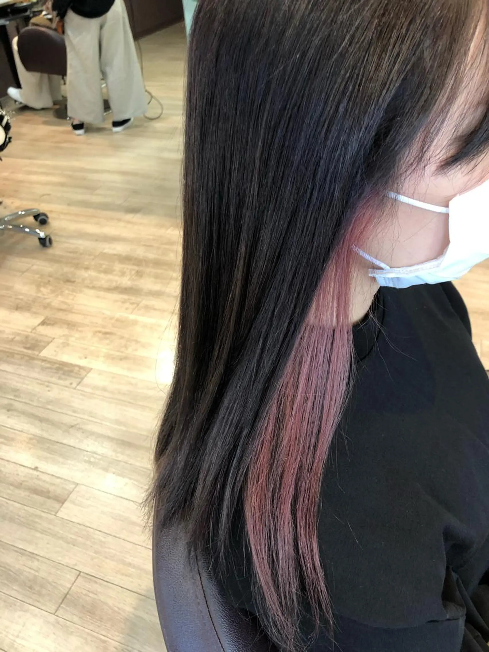 セミロング ヘアカラー ツヤ髪質改善 💜れいな💜のヘアスタイル