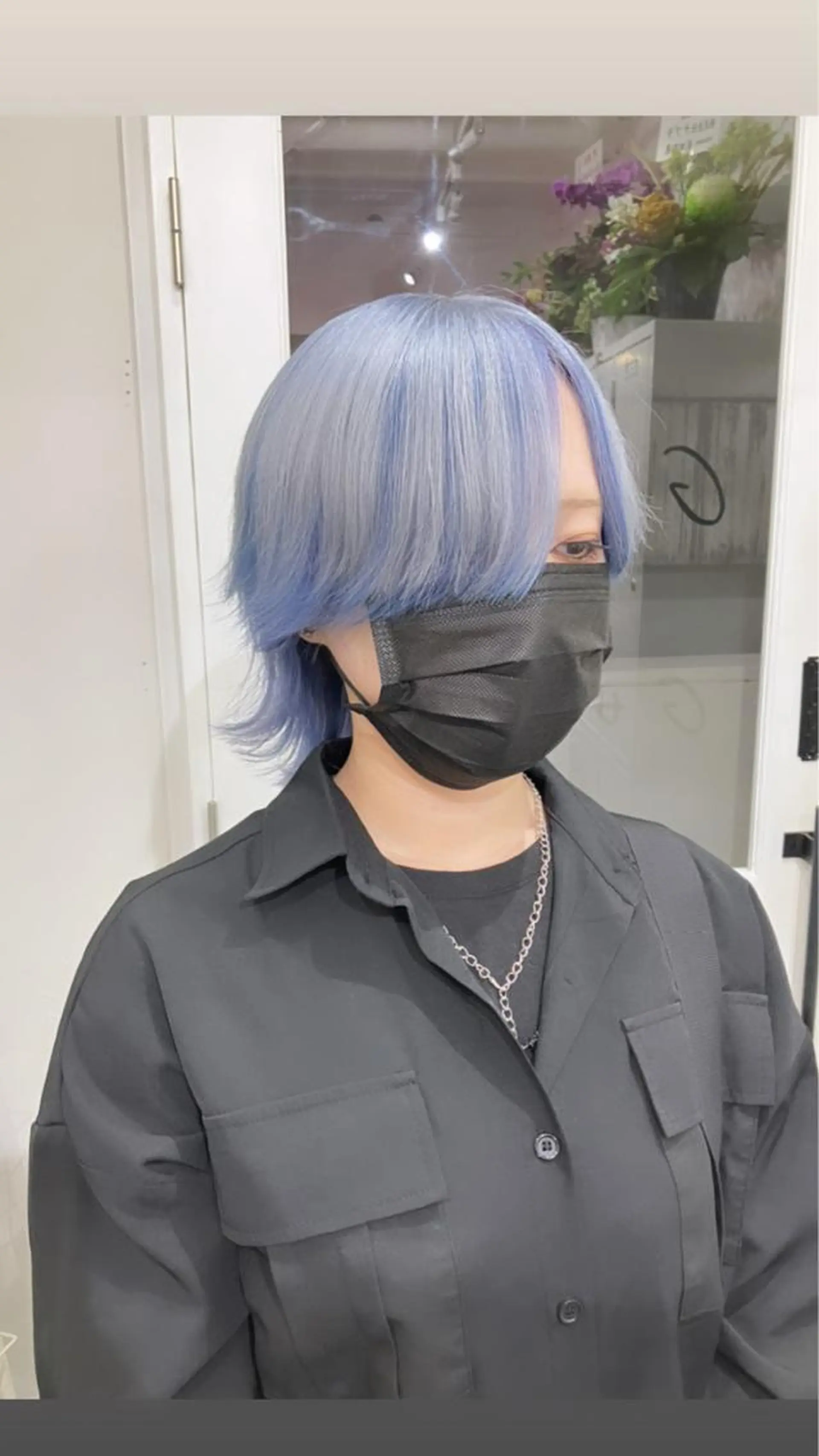 ミディアム カラー ヘアカラー トリートメント ヘアセット 🥣ミコト/レイヤー 韓国ハイトーン🥣のヘアスタイル