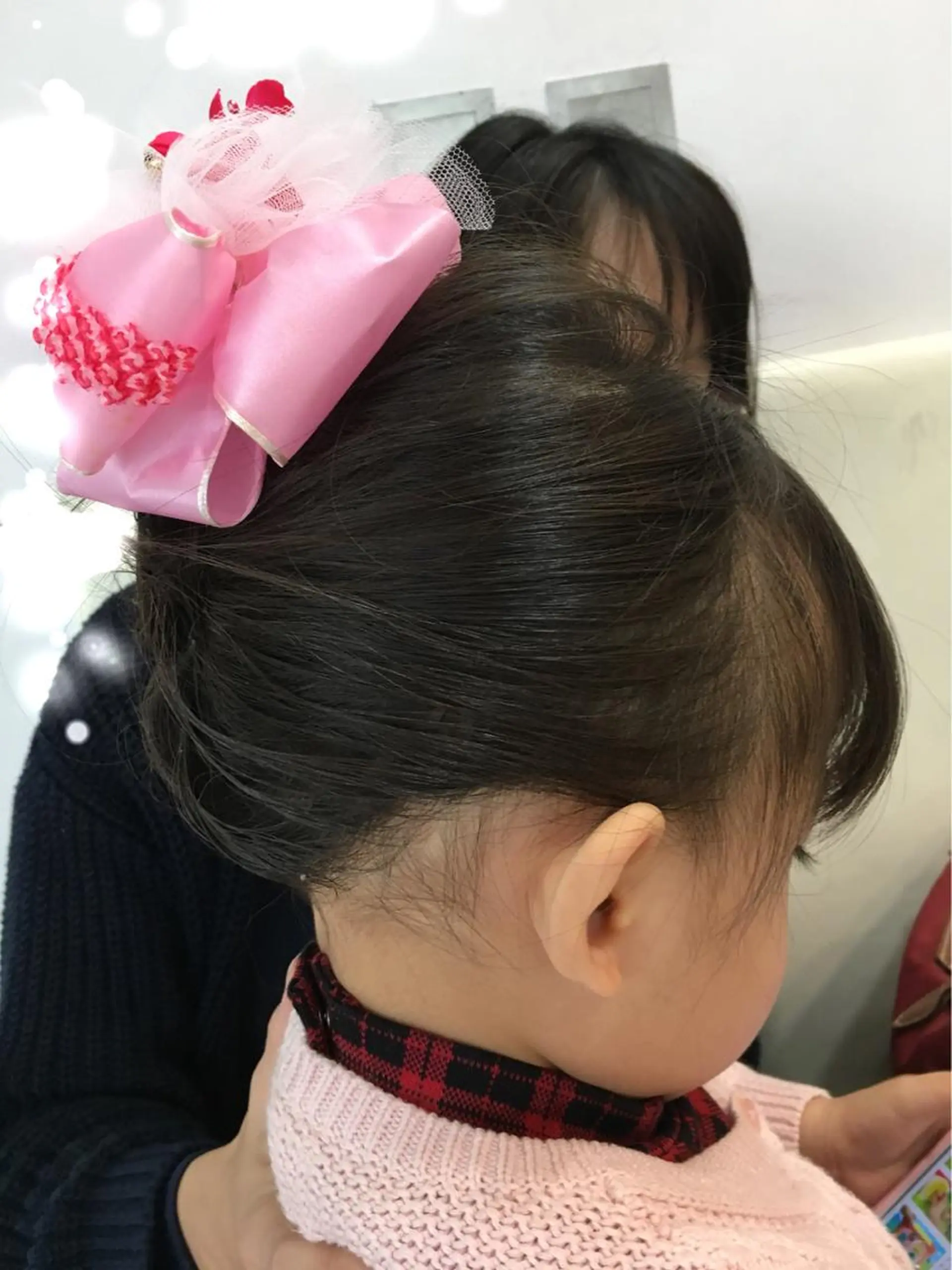 セミロング ヘアアレンジ キッズ 髪質改善× 白髪ぼかし溝江のヘアスタイル