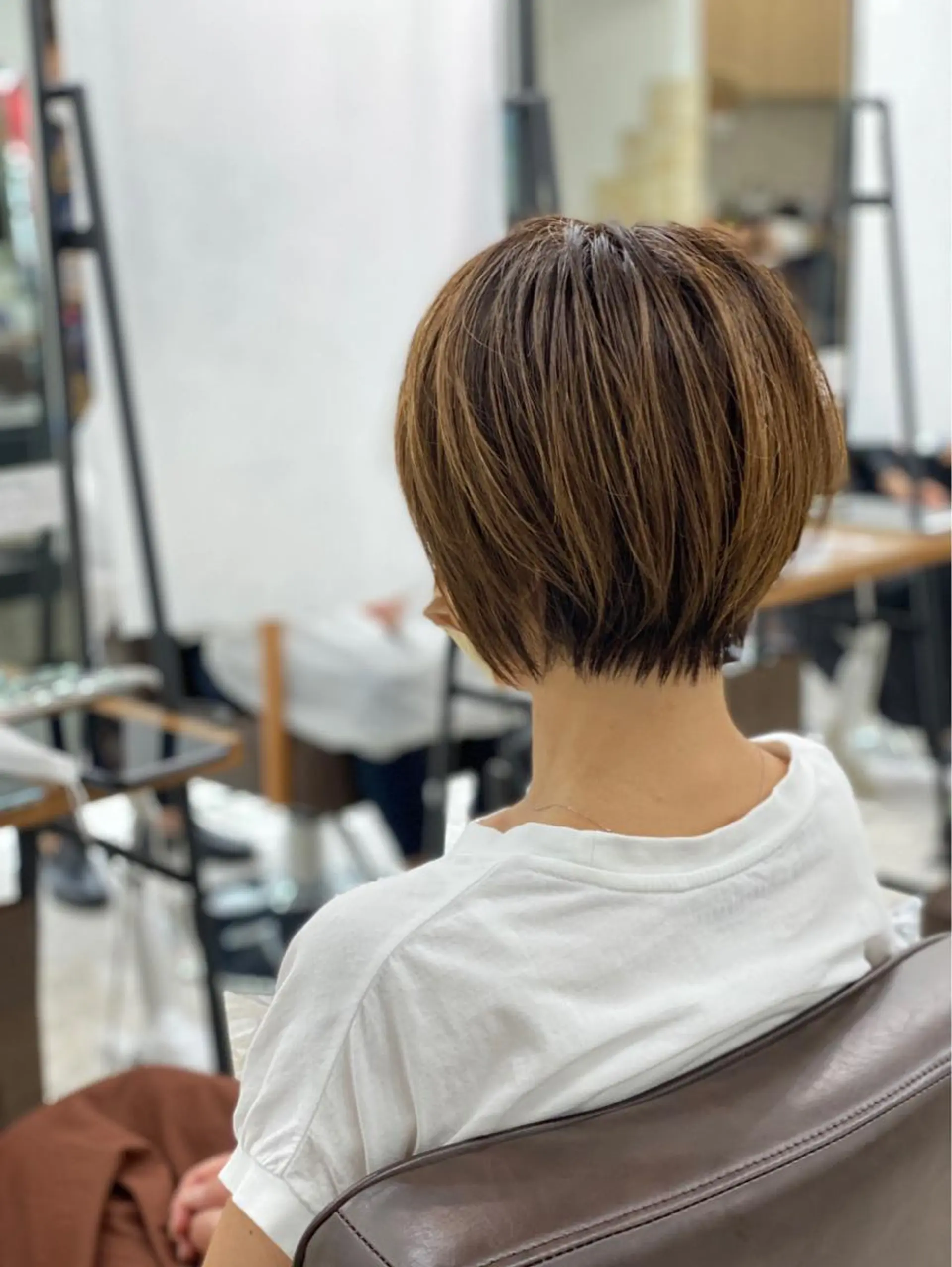 ショート カラー ヘアアレンジ 🧸縮毛矯正特化 金澤 彩香🎀のヘアスタイル