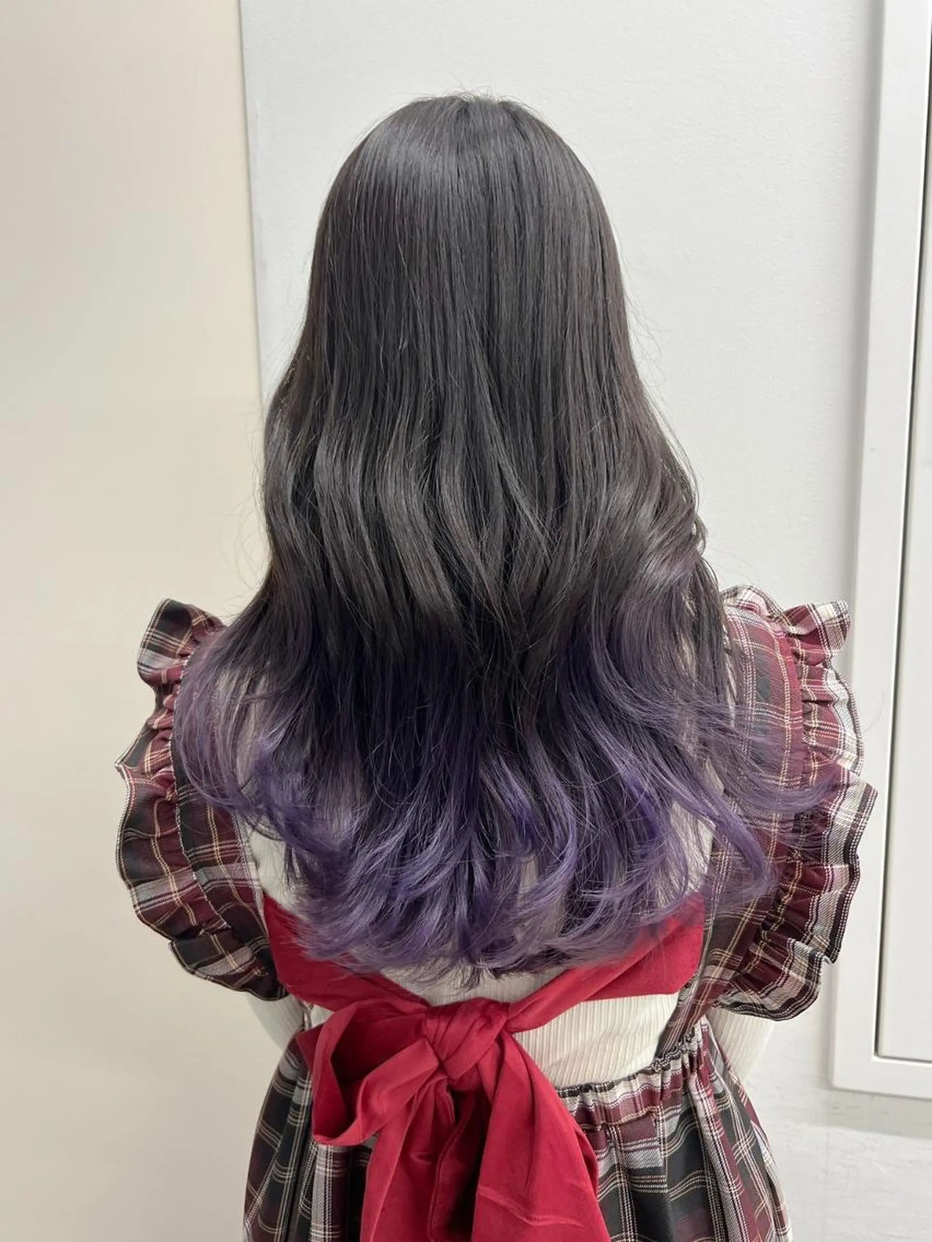 ロング カラー アディクシーカラー アッシュ ブルーカラー ダークアッシュ グレージュ 【公式】amble luxe池袋東口🩷のヘアスタイル