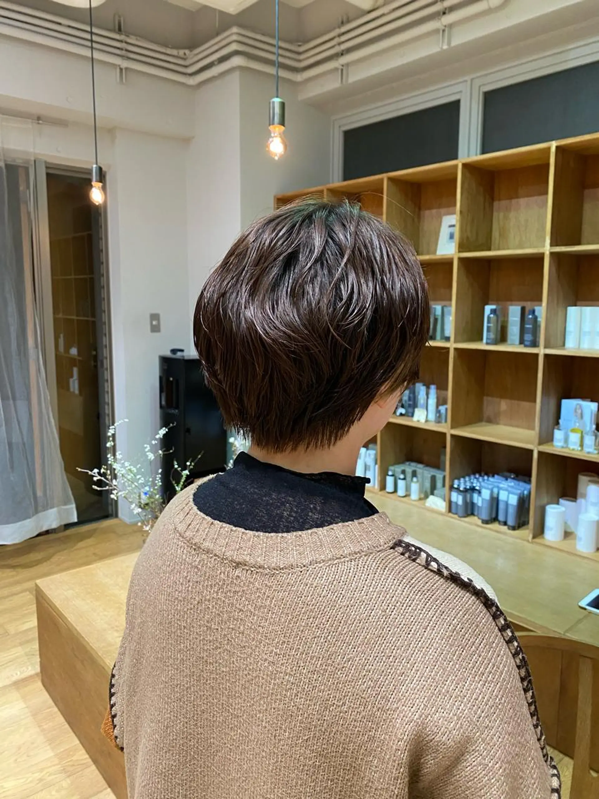 ショート 大人可愛い♡コテ巻き パーマ🌼杉田 萌恵のヘアスタイル