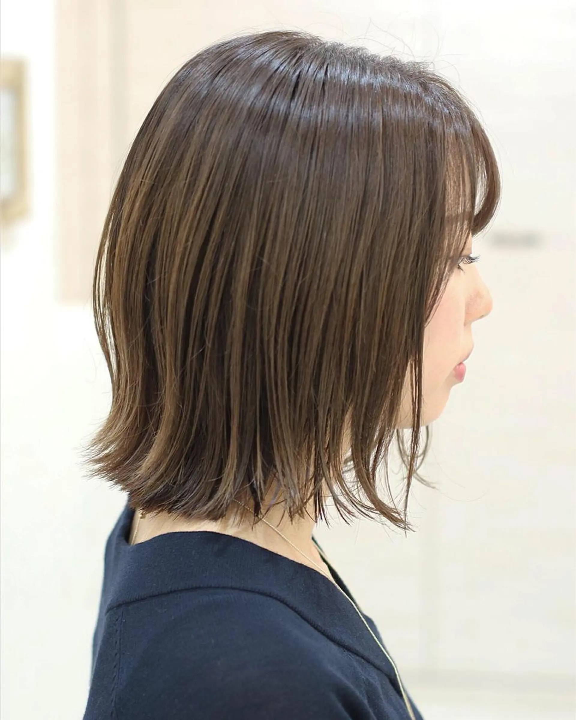ミディアム カラー アディクシーカラー アッシュ ラベンダーカラー ラベンダーアッシュ カット ヘアカラー トリートメント 斉藤 貴也のヘアスタイル