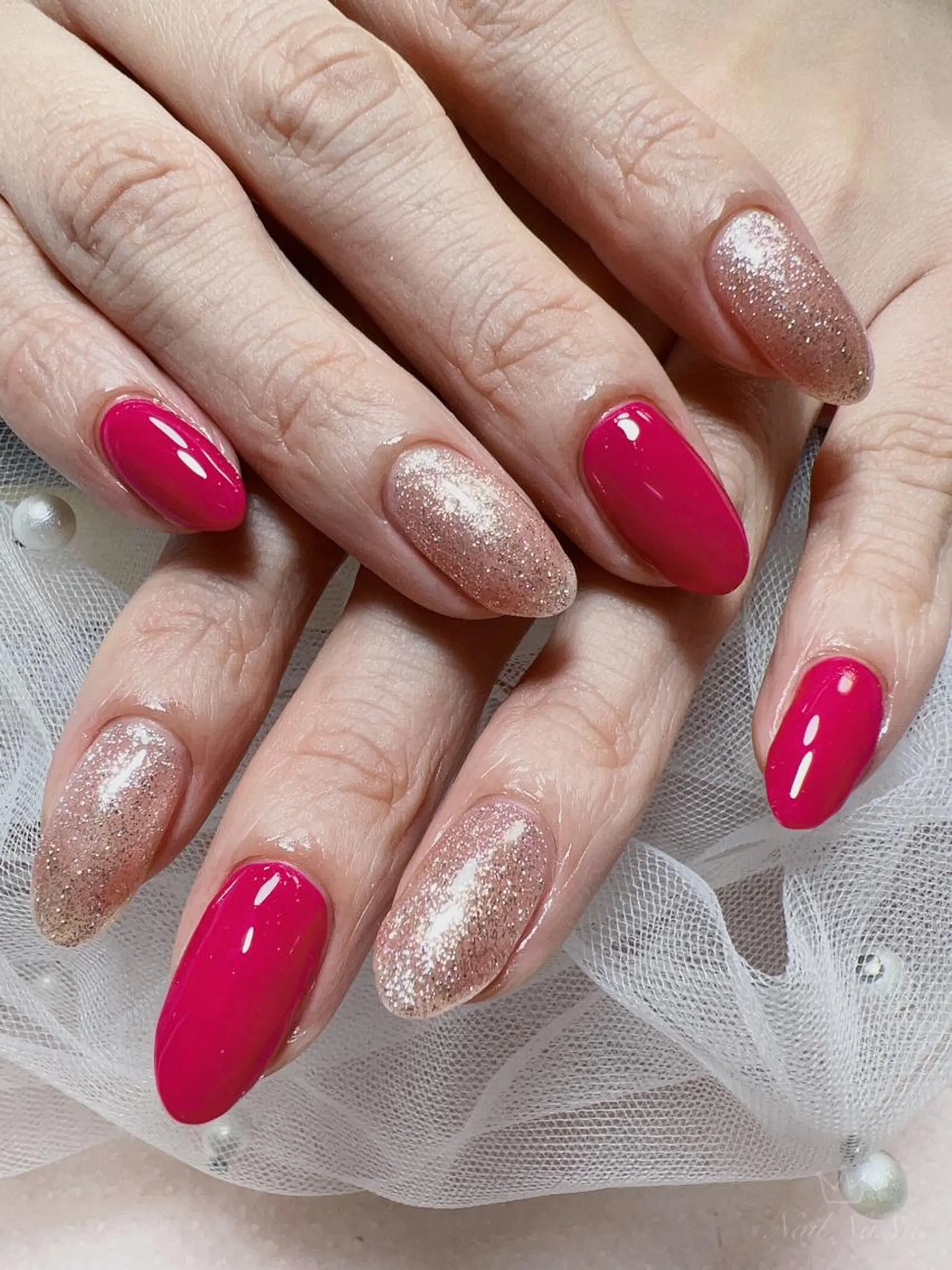 ショート カラー ネイル ハンドネイル Nail NaNaのネイルデザイン