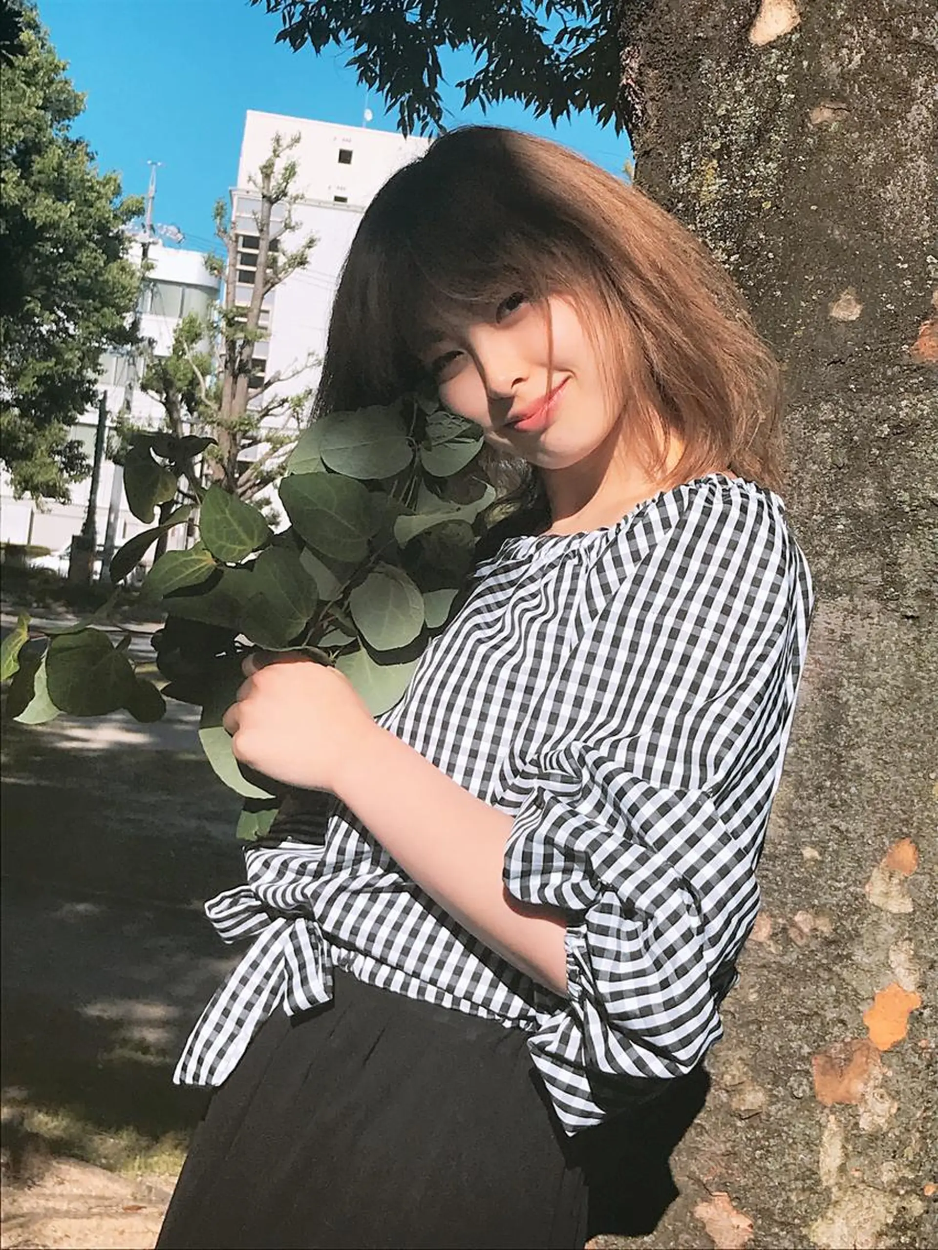 ミディアム カラー ヘアアレンジ 中尾 塁のヘアスタイル