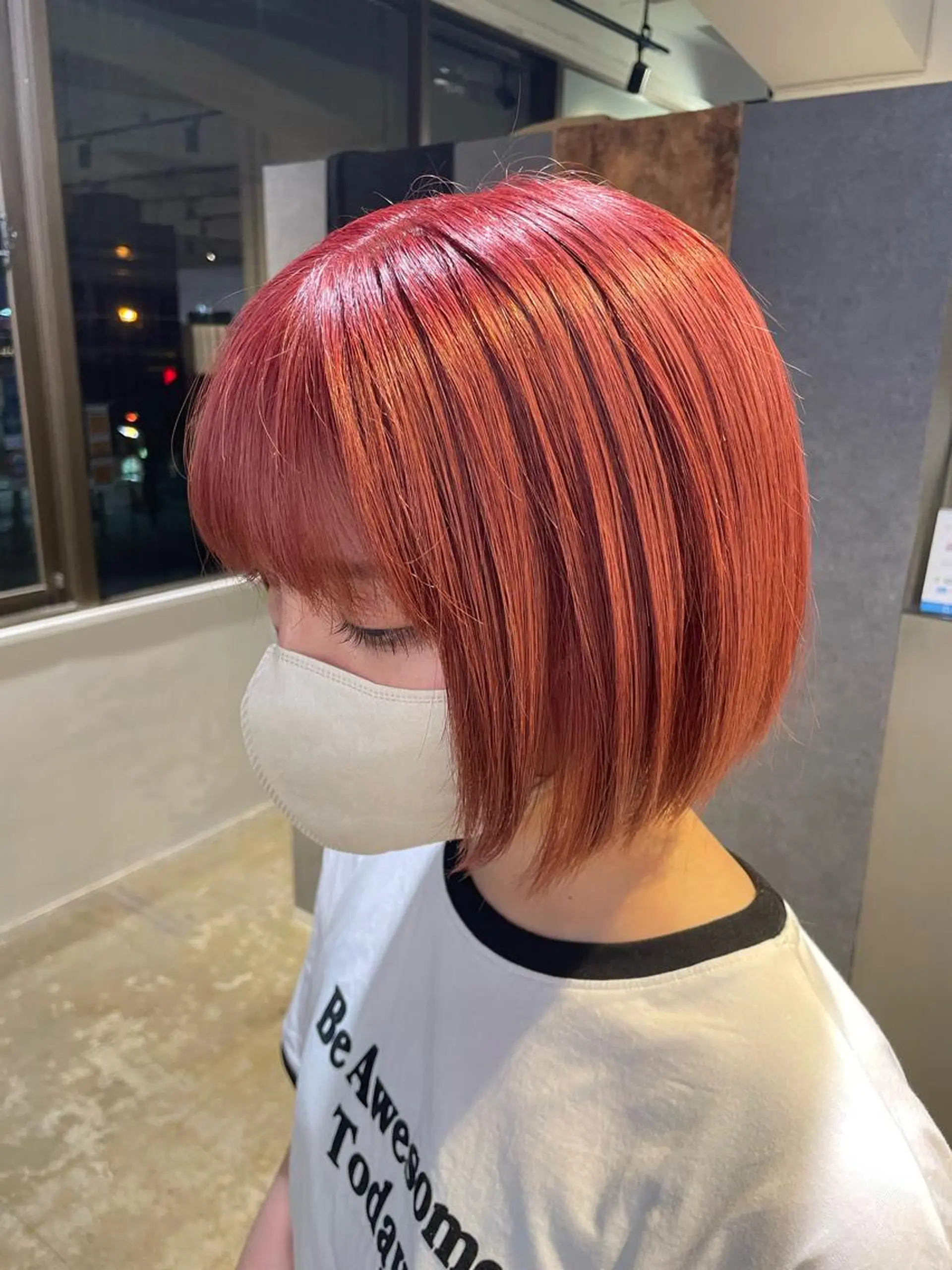 ショート ヘアカラー 心斎橋/海外レイヤー 募集中三好玲奈のヘアスタイル