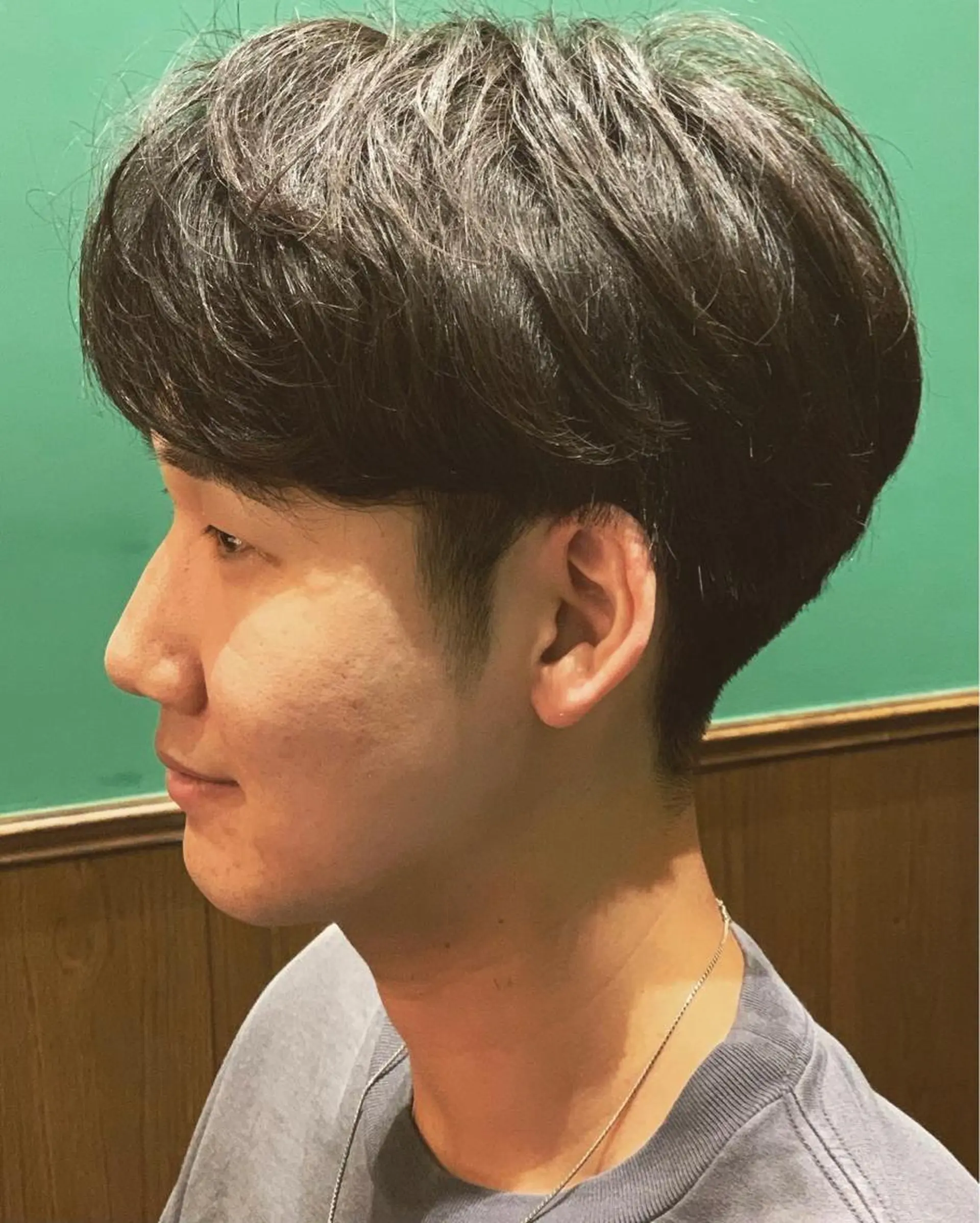 ミディアム 杉本 和大のヘアスタイル