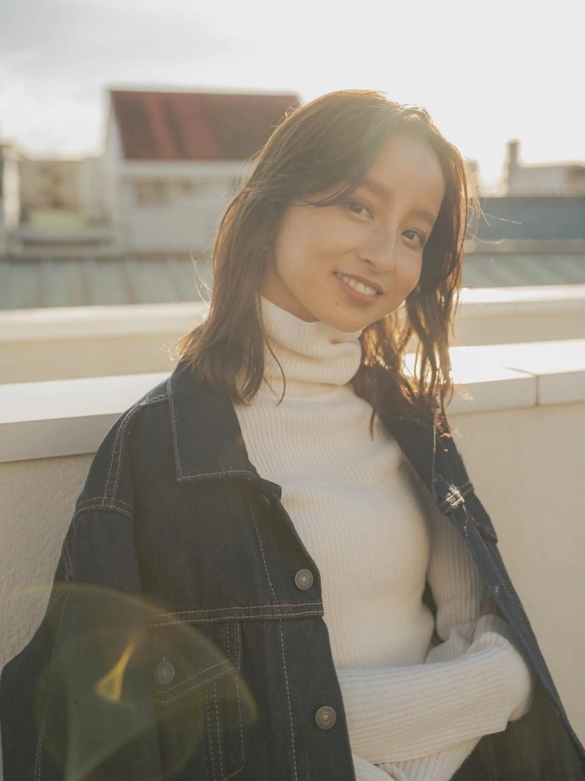 ミディアム 柳下 涼のヘアスタイル