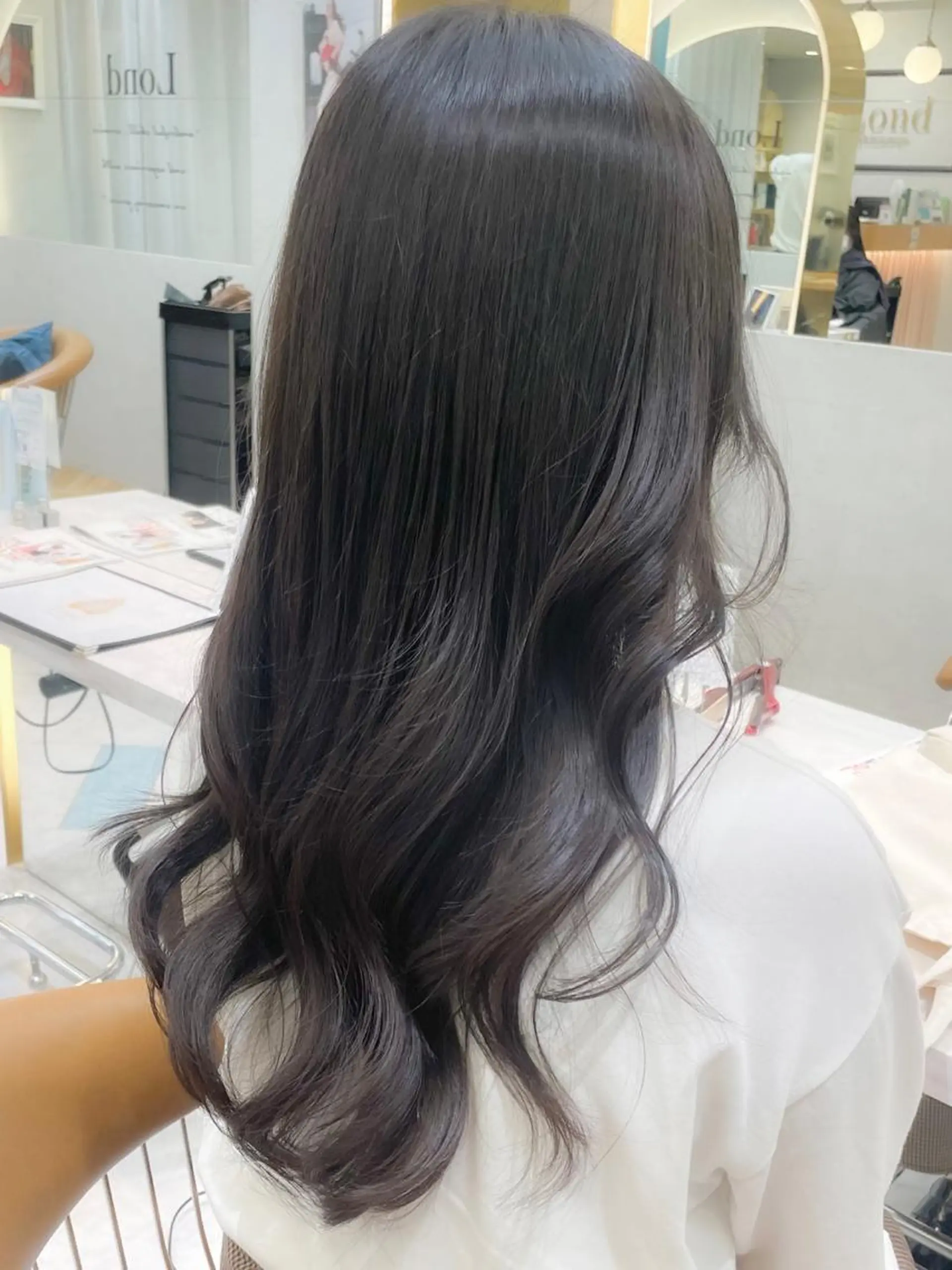 ロング カット ヘアカラー トリートメント 育休中4/30- 予約受付/野崎かよのヘアスタイル