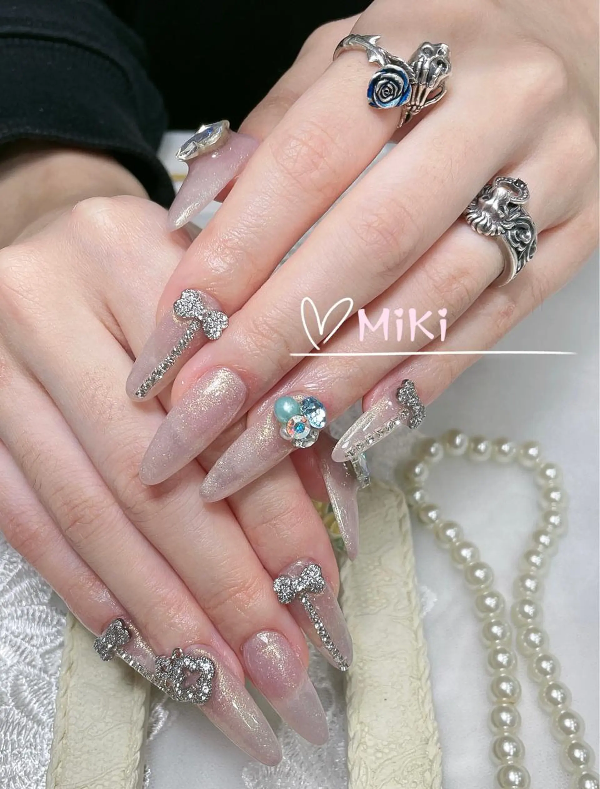 ネイル ハンドネイル ハンドケア 🦋 MiKi 🦋 ネイルサロンのネイルデザイン