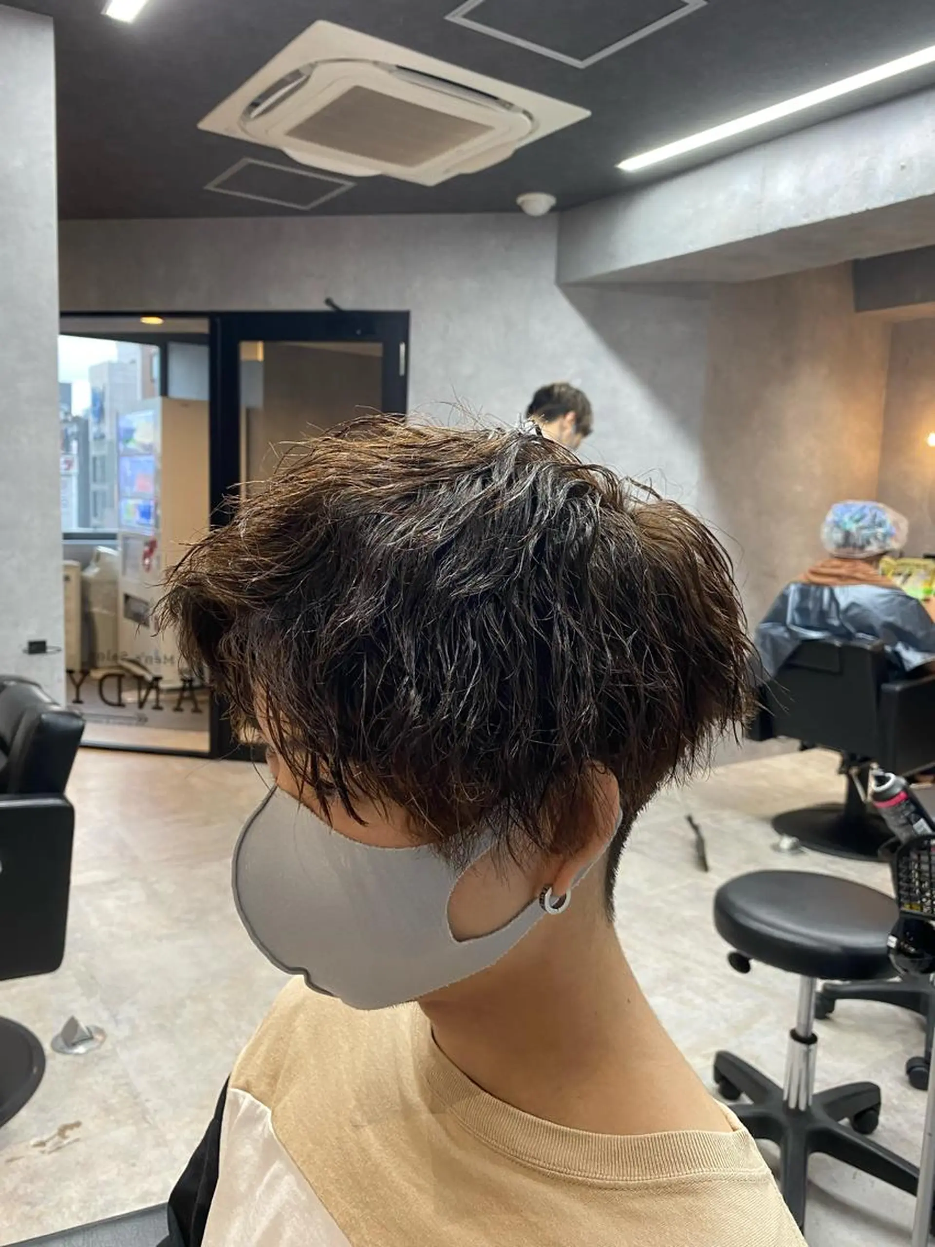 ショート パーマ メンズ 大阪メンズヘアのプロ 高橋 直希のヘアスタイル