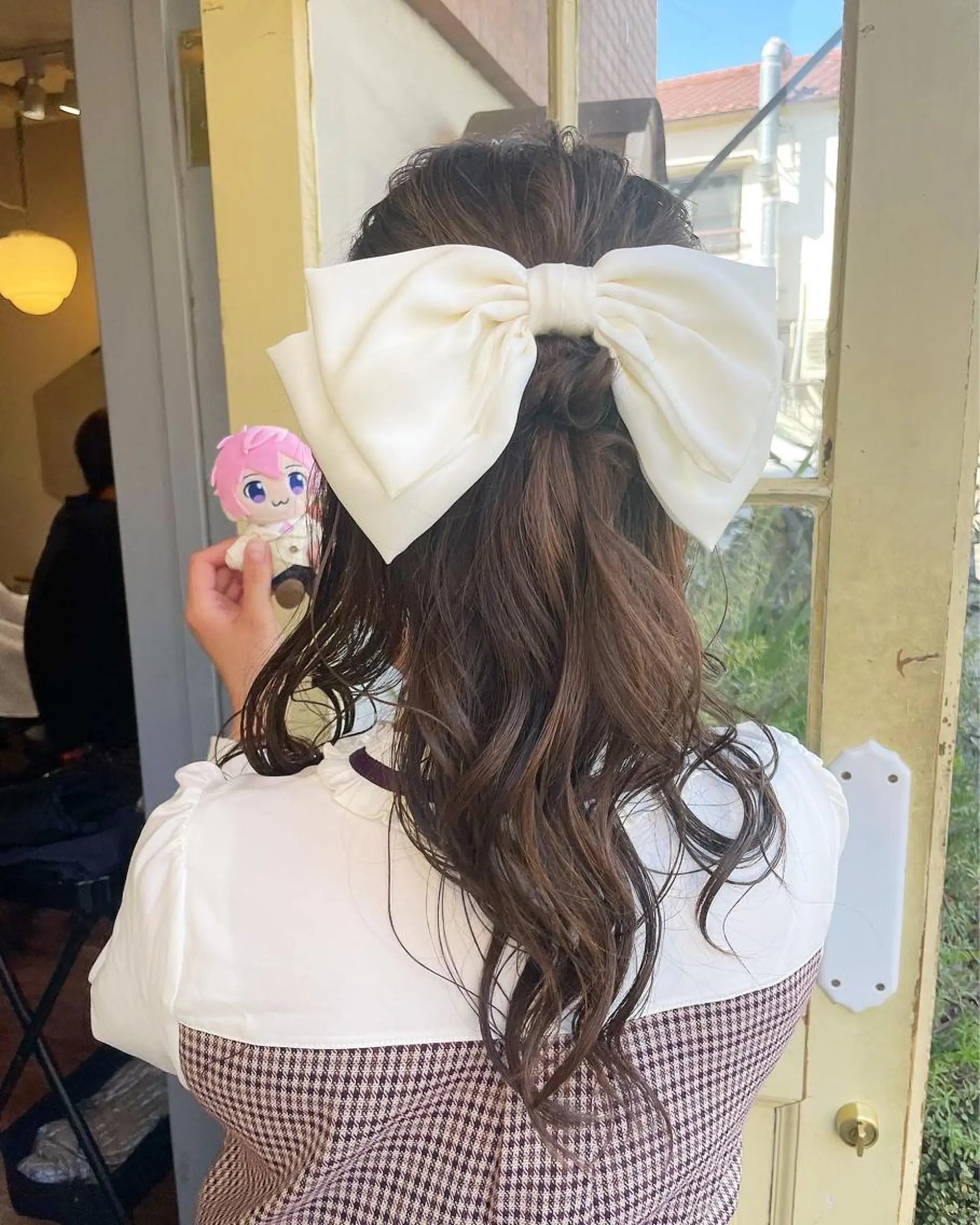 ロング KURIA*⋆ஐ ブリーチ/韓国ヘアのヘアスタイル