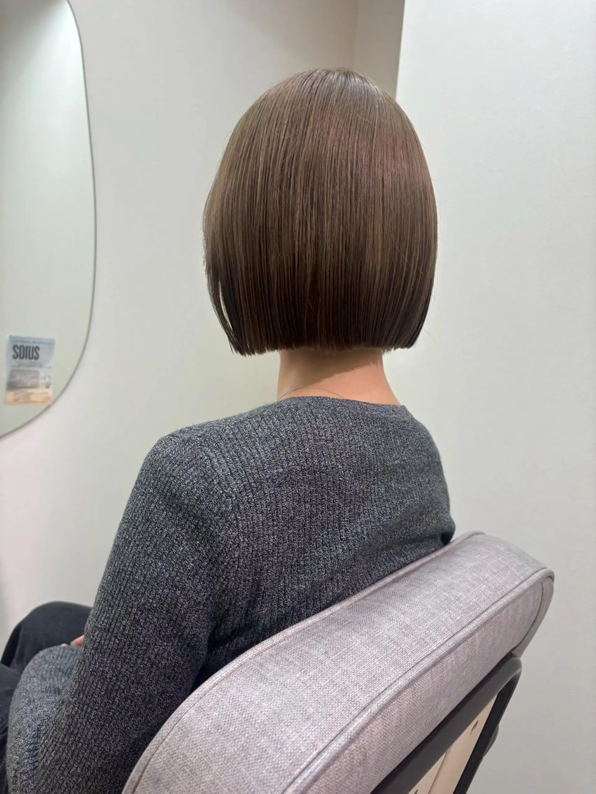 ショート カラー ショートボブ ボブ くびれヘア 顔周りカット ショートヘア カット ヘアカラー トリートメント newi saLyu ネウィ サリューのヘアスタイル