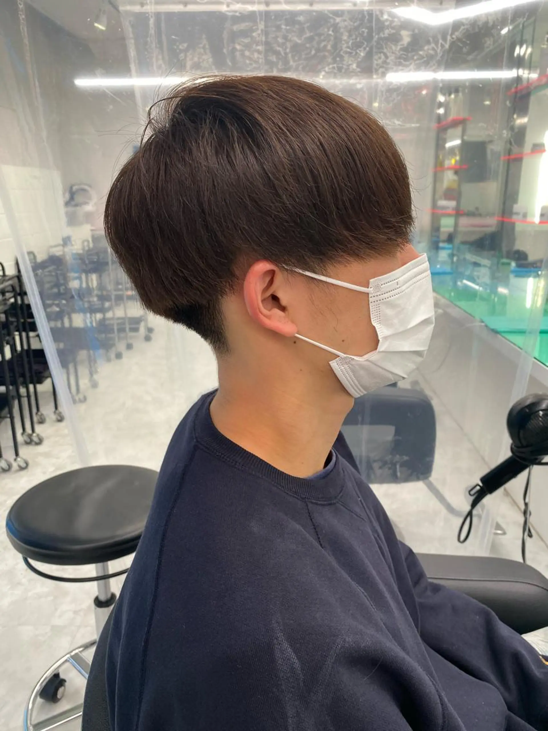 メンズ BABY 艶髪暗髪ヘア💖達人のヘアスタイル