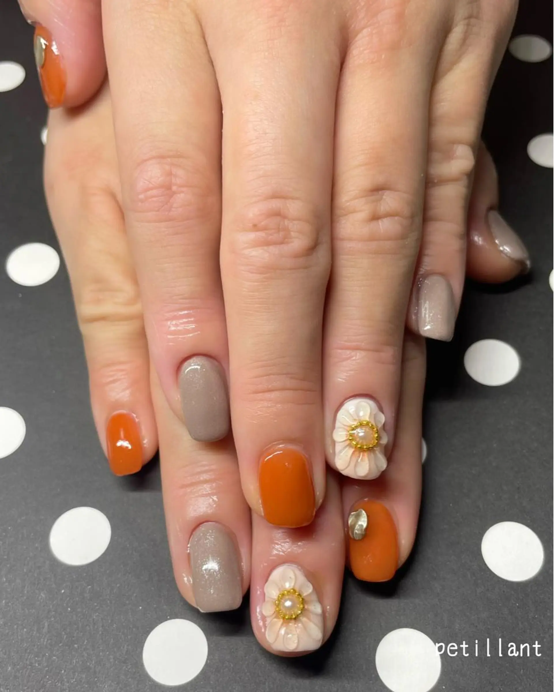 ネイル 持ち込み 春ネイル nail salon petillantのネイルデザイン