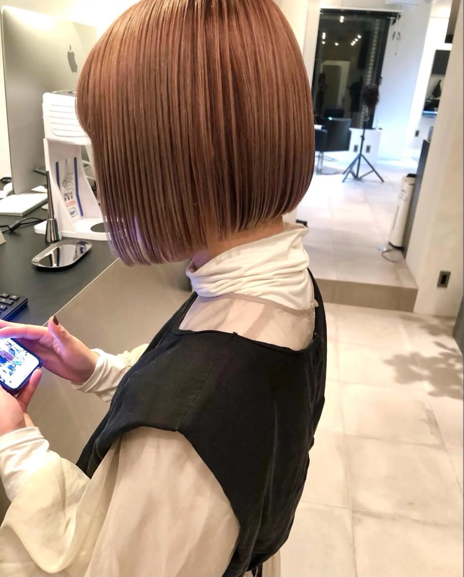 ショート ヘアカラー 中澤 美緒のヘアスタイル