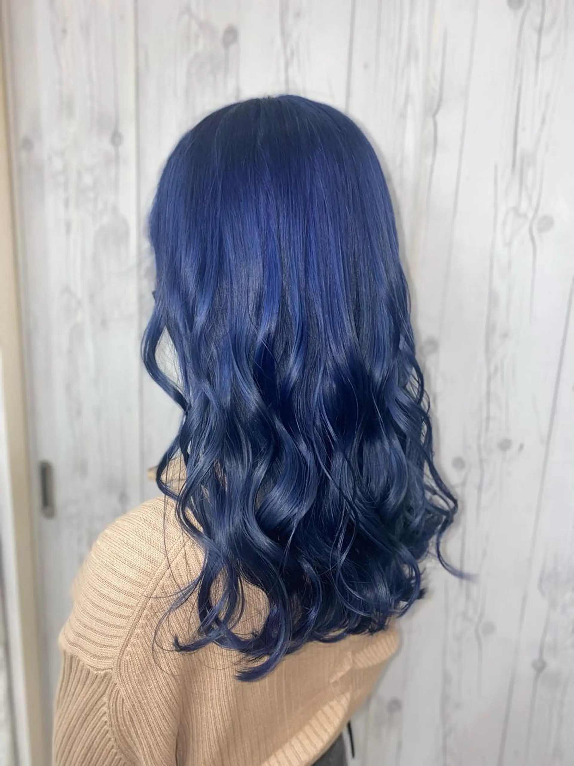 セミロング ヘアカラー ゆぴ☾‪/推しカラー /ハイトーンのヘアスタイル