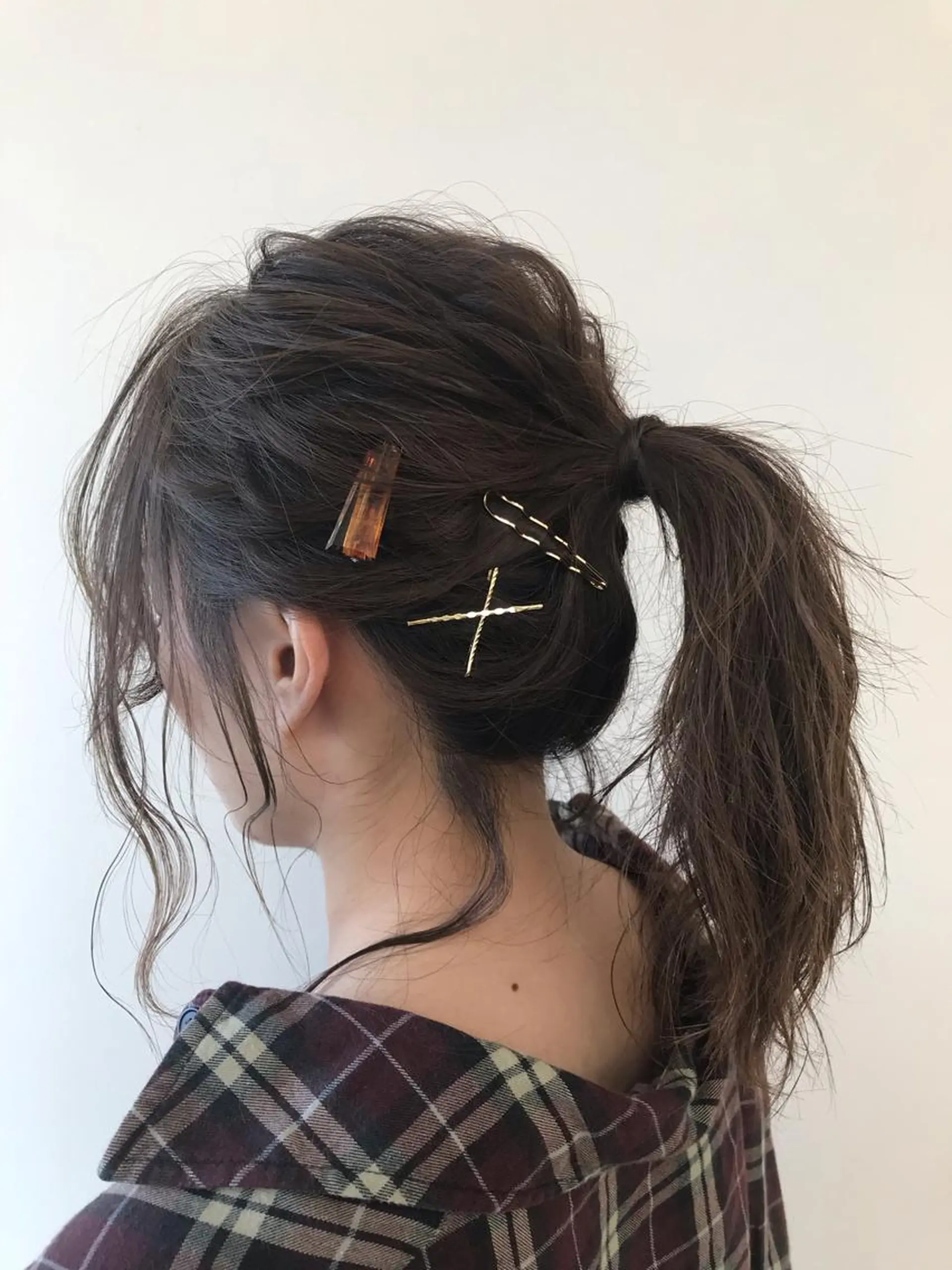 セミロング カラー パーマ ヘアアレンジ メンズ キッズ ネイル マツエク・マツパ 子どものヘアアレンジ カット ヘアカラー パーマ 縮毛矯正 トリートメント Lien 深井店のヘアスタイル