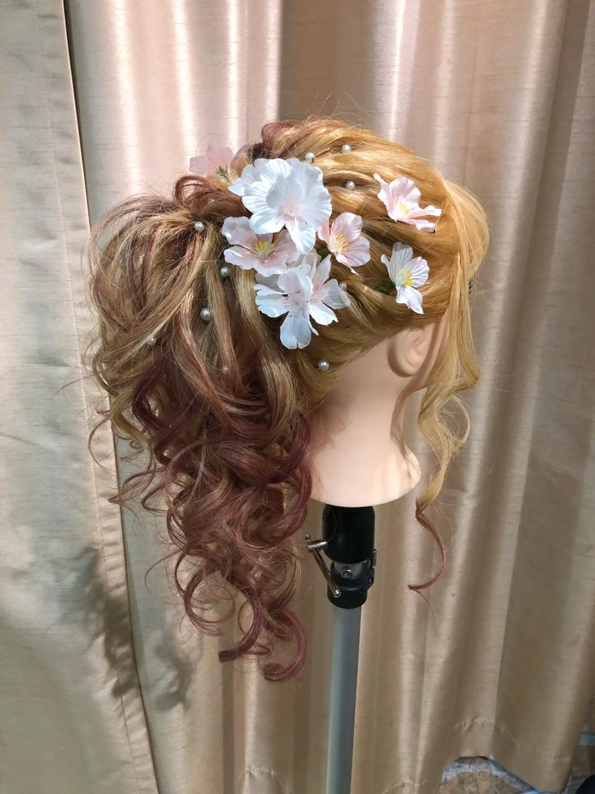 ヘアアレンジ ポニーテール 新宿ヘアセットメイク Asa-mのヘアスタイル