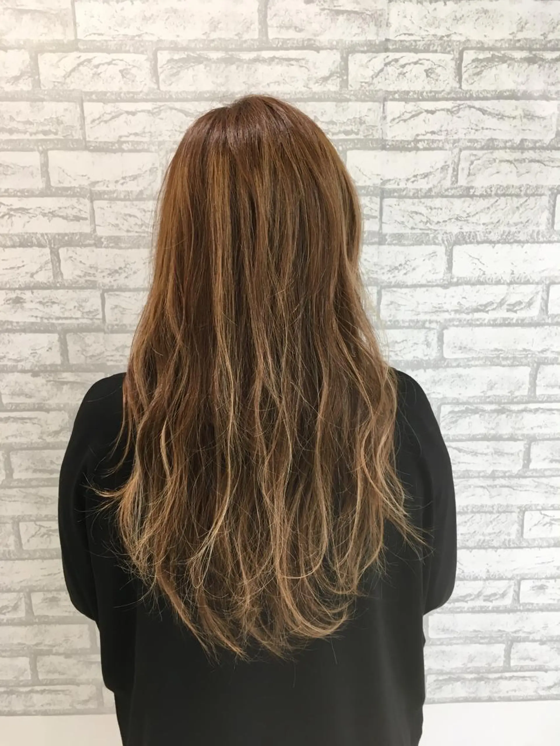 セミロング カラー NYNY四條畷店 森　亮人のヘアスタイル