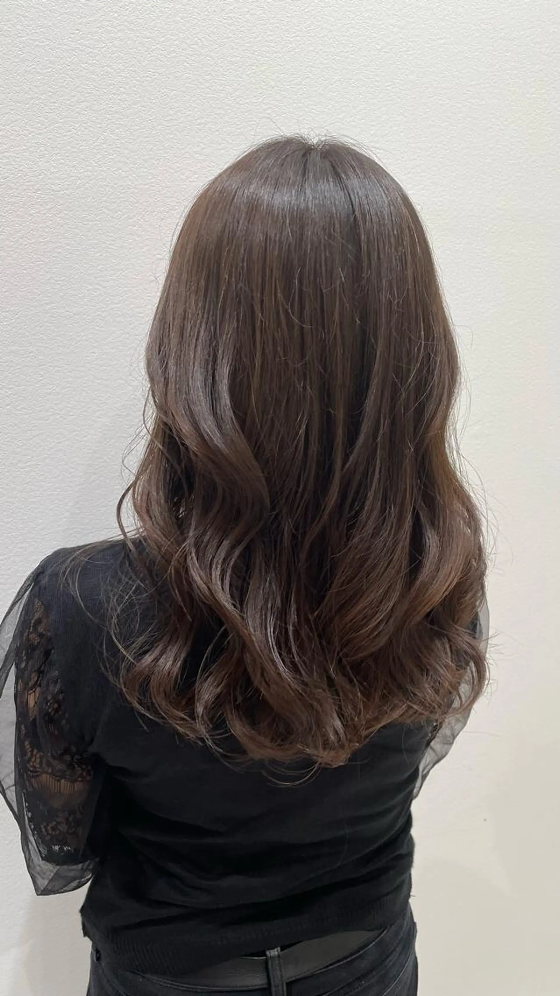 セミロング パーマモデル募集🌈 森脇帆南のヘアスタイル