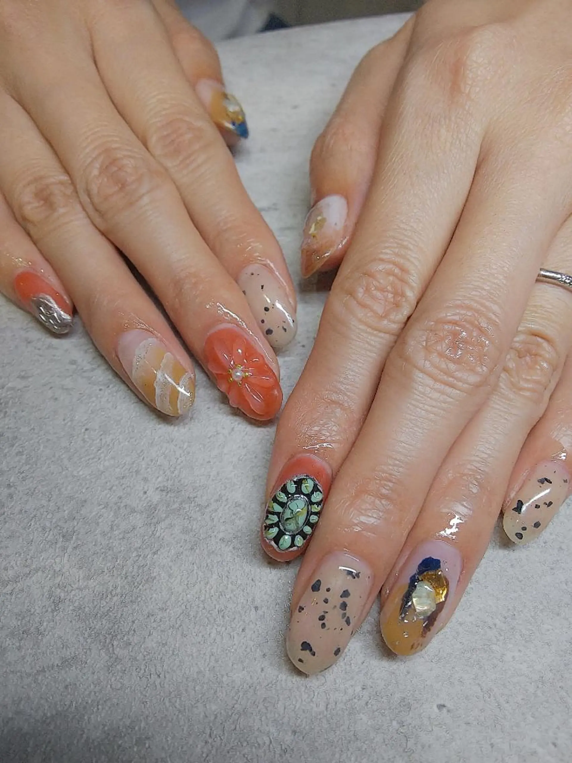 ネイル ハンドネイル infinity skyのネイルデザイン