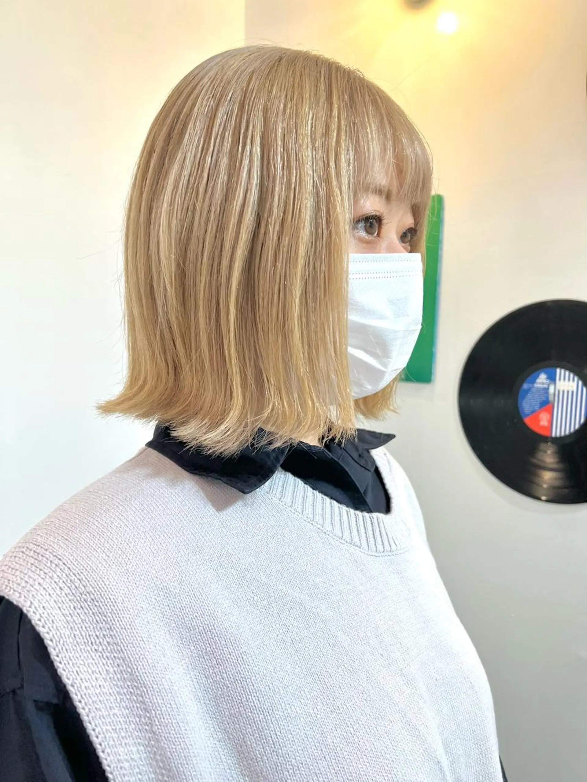 ショート カラー ヘアアレンジ 🧨ブリーチー×ボブ レイヤー💎じゅえるのヘアスタイル