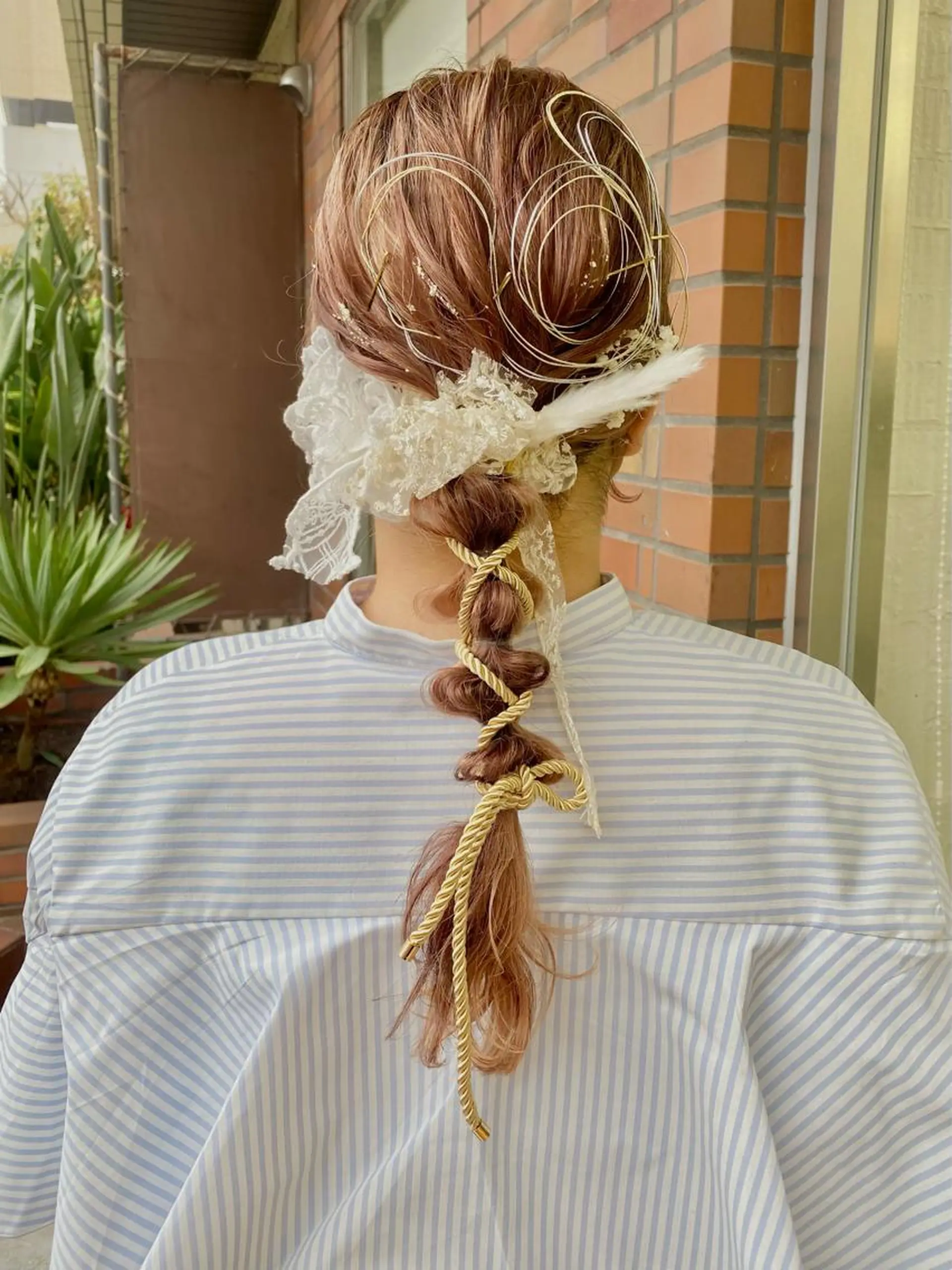 ヘアアレンジ ヘアセット 💫お呼ばれヘア💫 men's✨ともえ✨のヘアスタイル