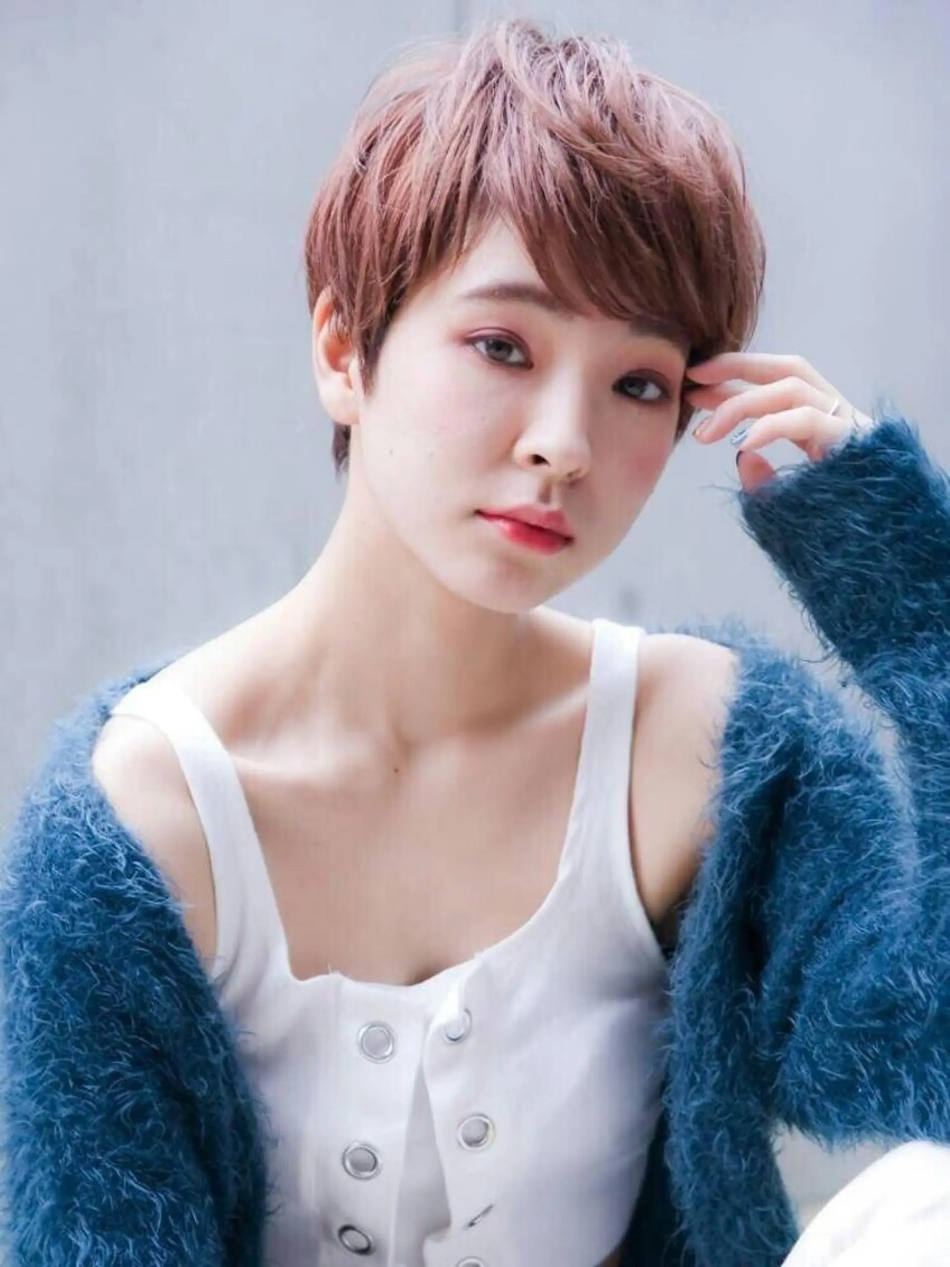 ショート カラー 艶髪/レイヤーカット /髪質改善/清水のヘアスタイル