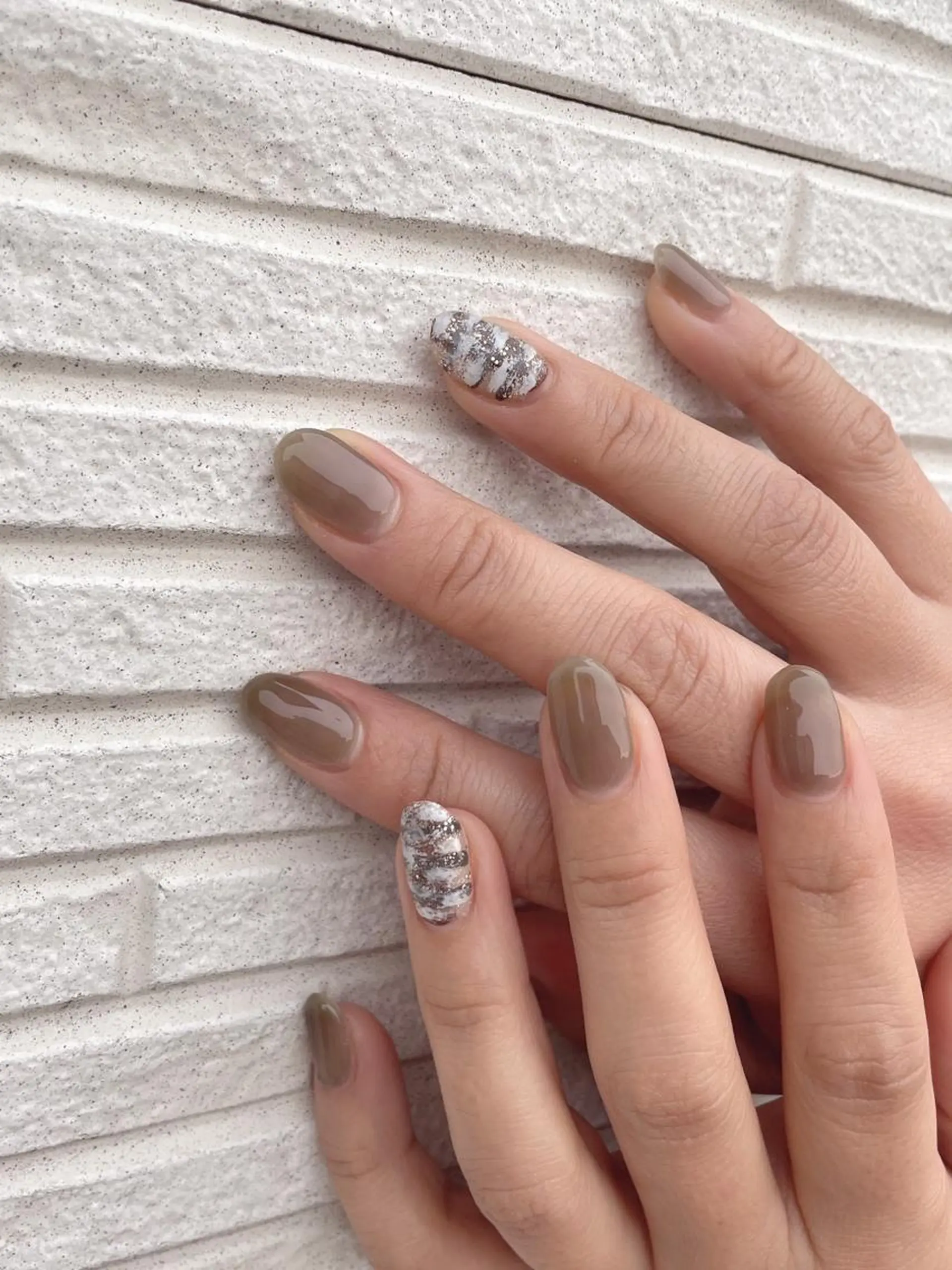 ネイル ツイードネイル ハンドネイル ハンドケア Lilly Co.のネイルデザイン