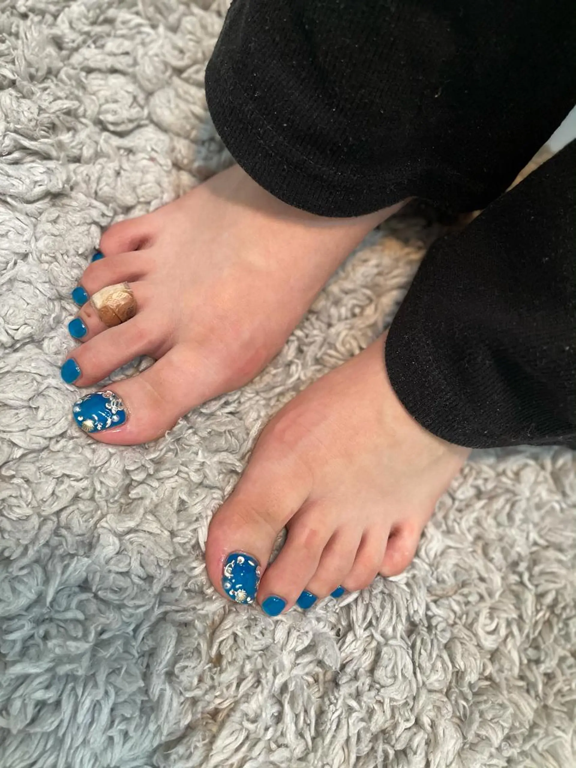 ショート ネイル アートネイル フットネイル 《LB》ラブリエ Nail&eyeのマツエク・マツパデザイン