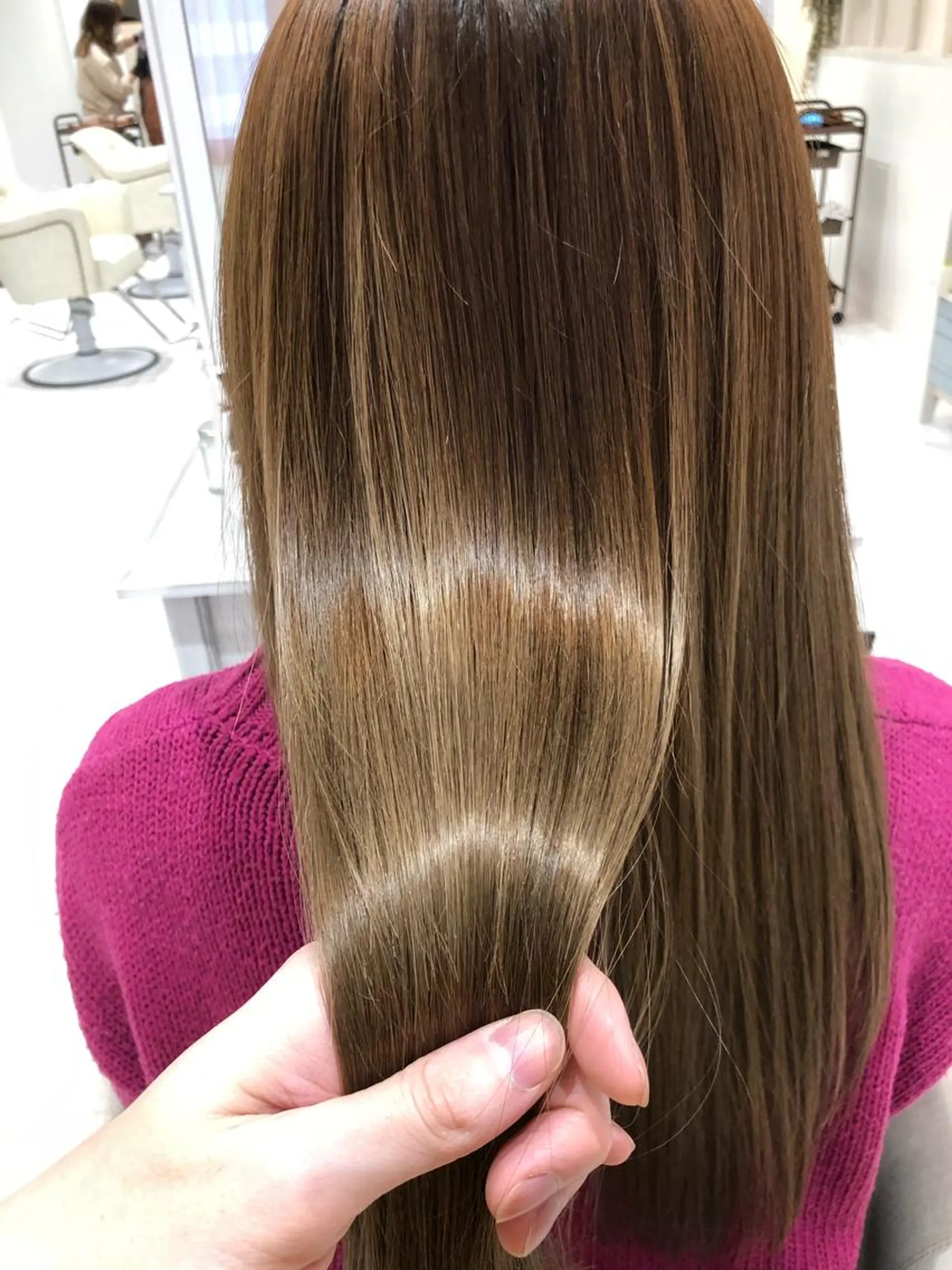 セミロング トリートメント 似合わせかわいい カット【店長】珱翔のヘアスタイル