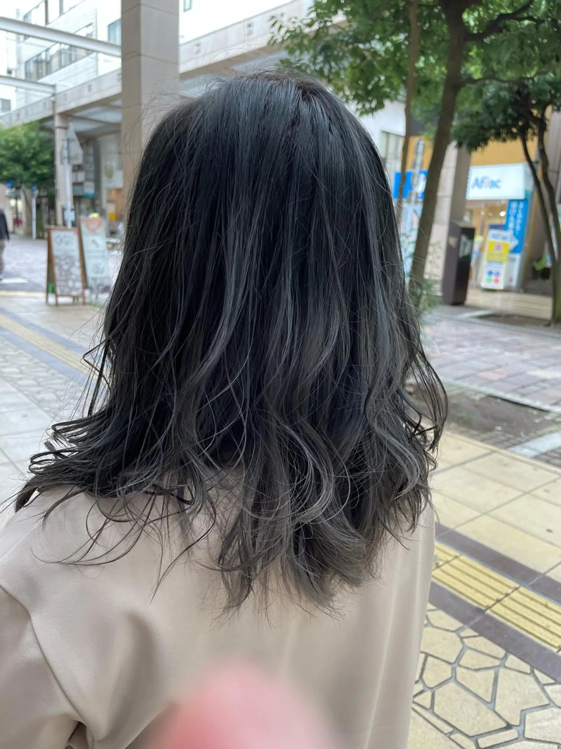 セミロング カット ヘアカラー ★糀谷 敬大のヘアスタイル