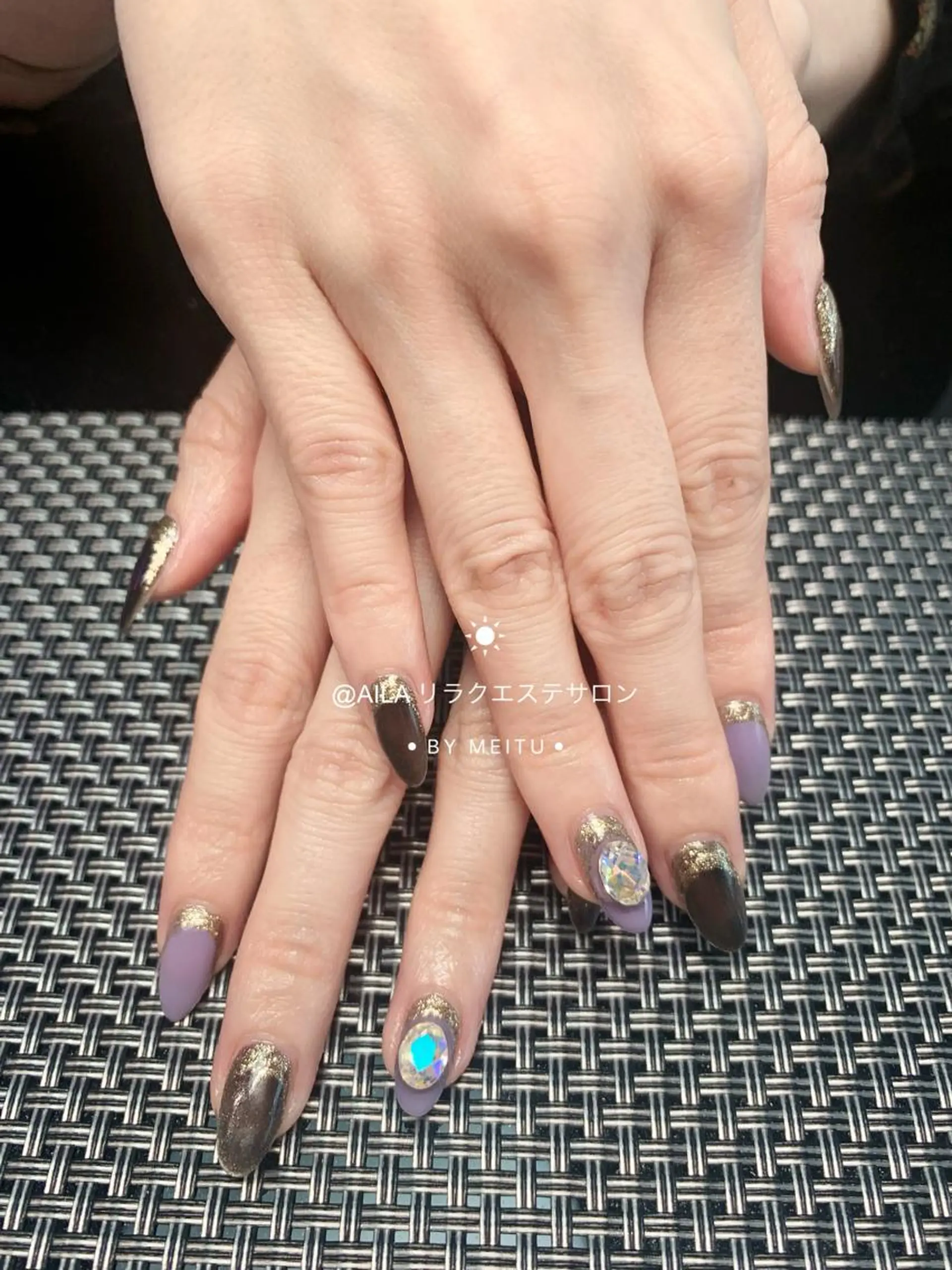 ネイル フットネイル マグネットネイル Kira Nailのネイルデザイン