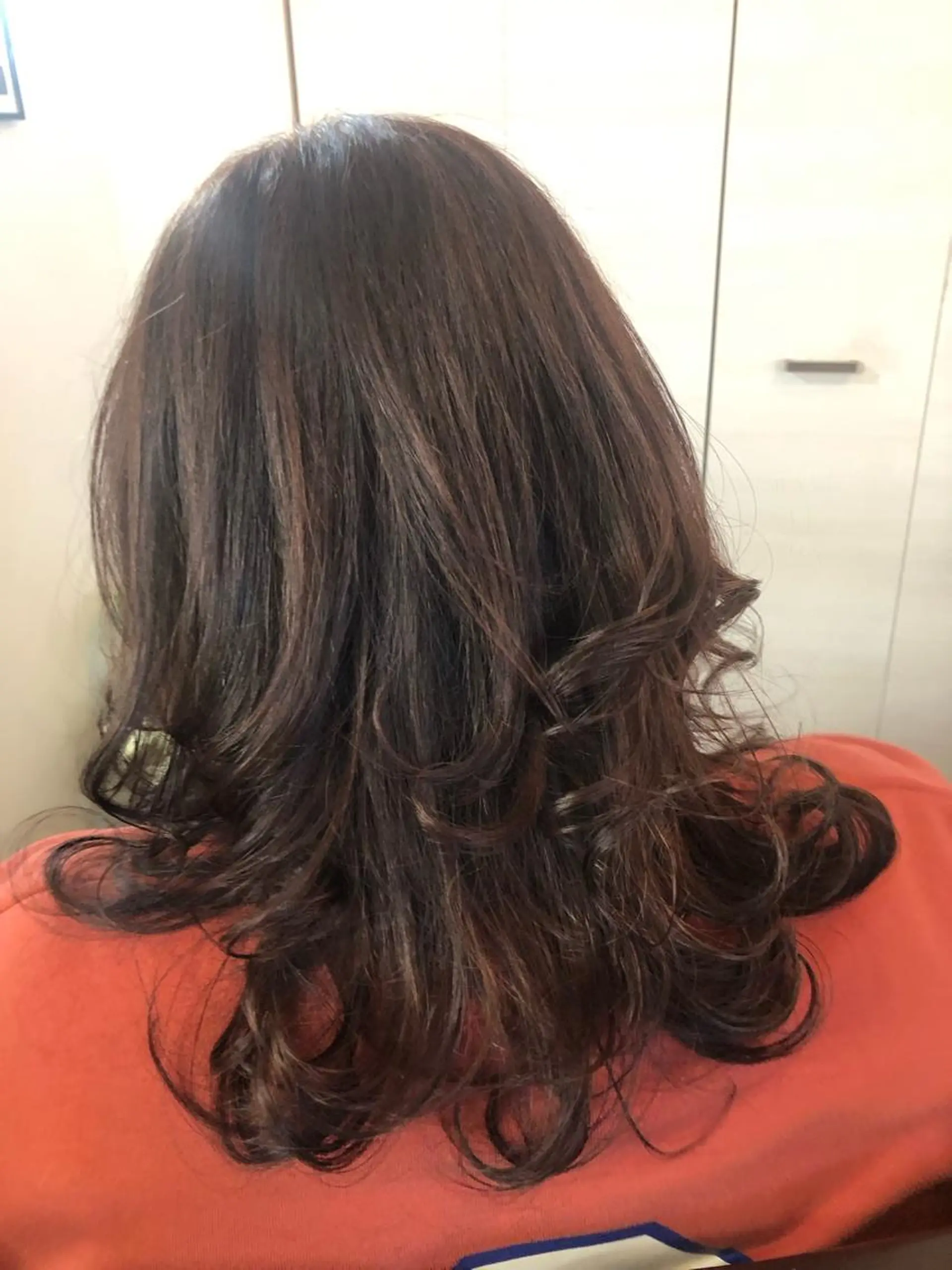 ミディアム カラー ピンクカラー ピンクパープル パープルカラー 🌺✨小川 友佳✨🌺のヘアスタイル