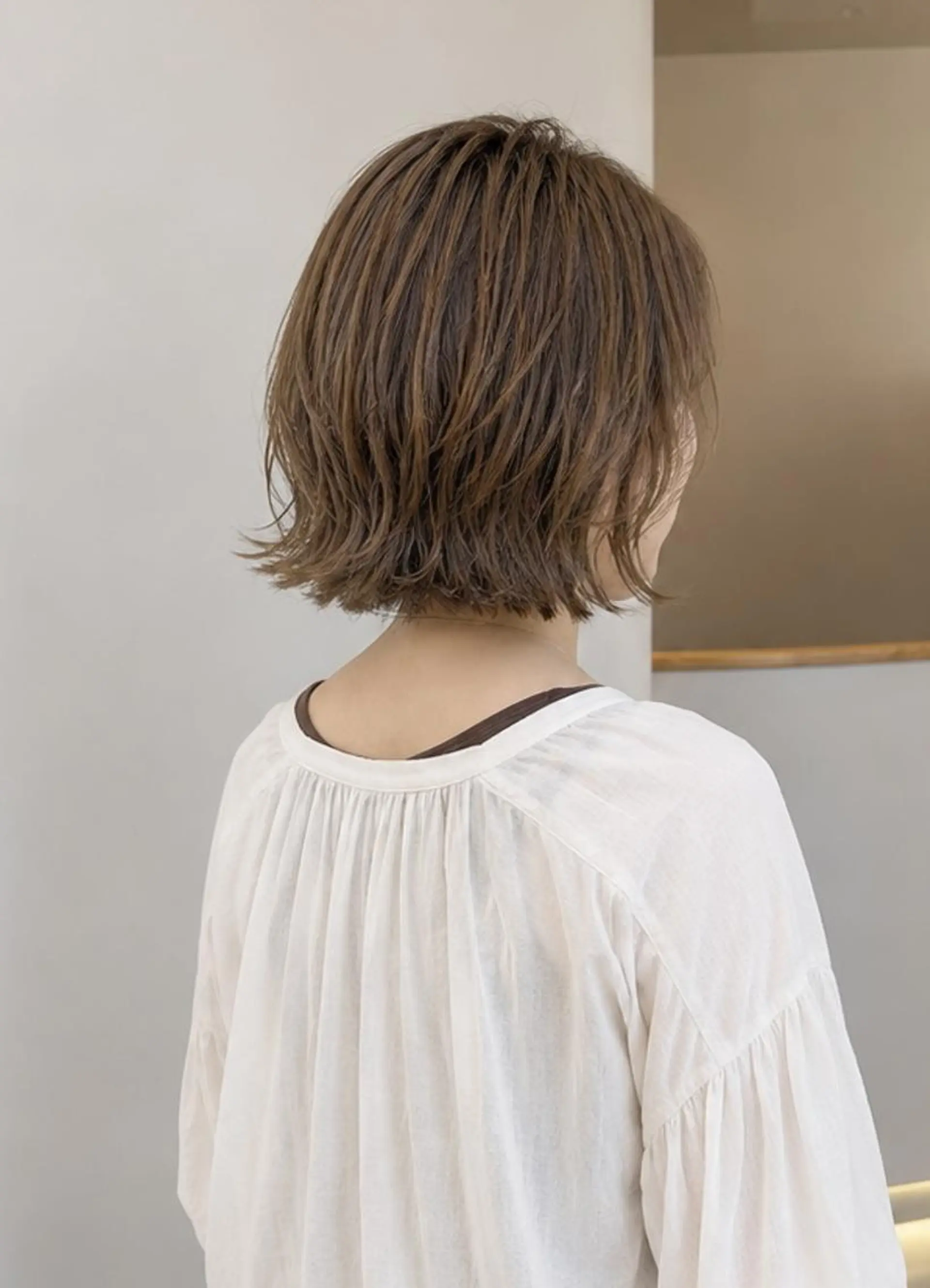 カラー ブリーチ ダブルカラー ボブ 髪質改善 ヘアカラー ヘッドスパ 明るい白髪染◎イノセ ントヘアRyotaのヘアスタイル