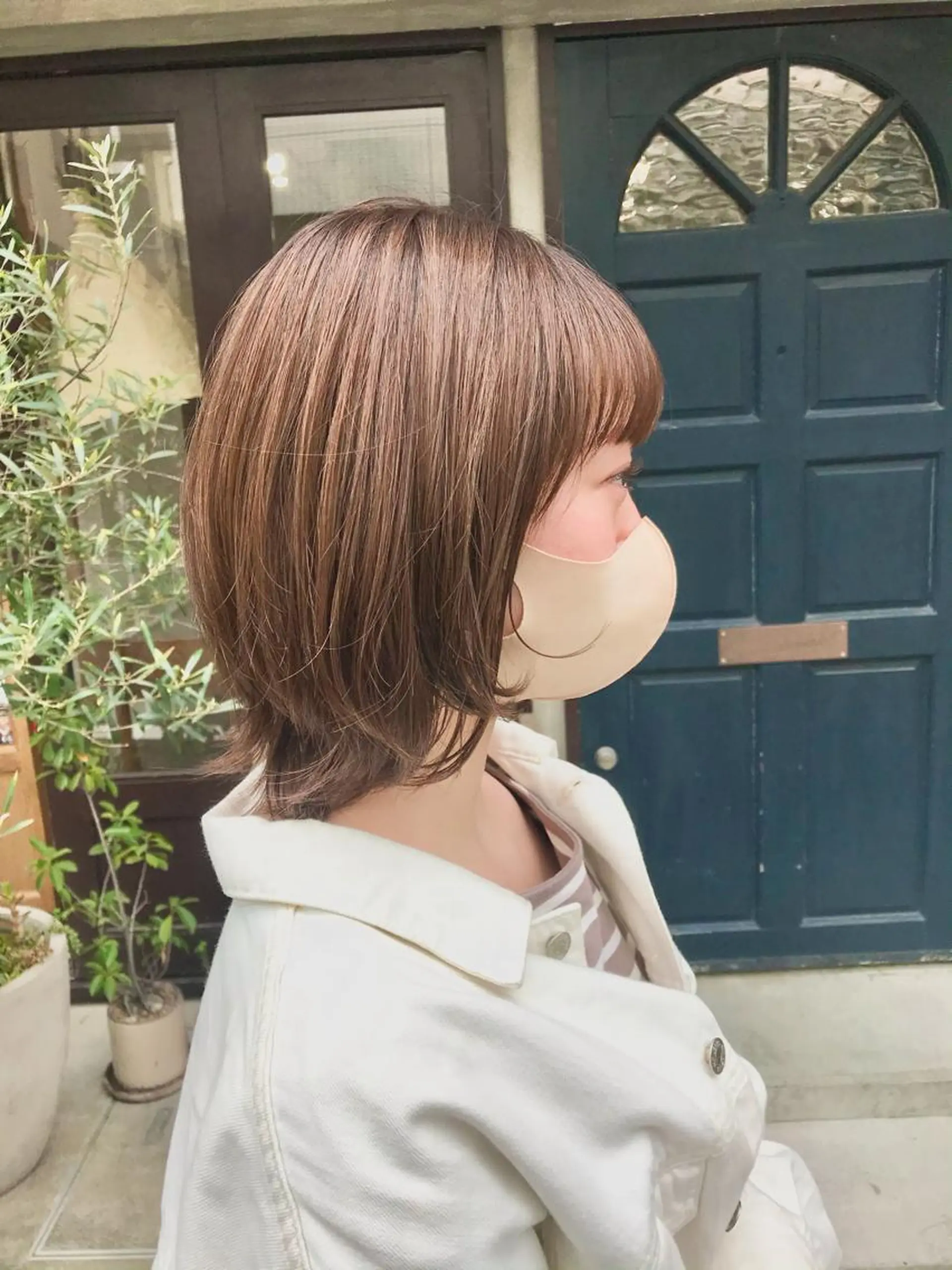 ミディアム カラー ベージュカラー ブラウンカラー ブラウンベージュ 透明感カラー ハイライトカラー ヘアカラー トリートメント 木村陸弥 似合わせ 透明感カラー🌿のヘアスタイル