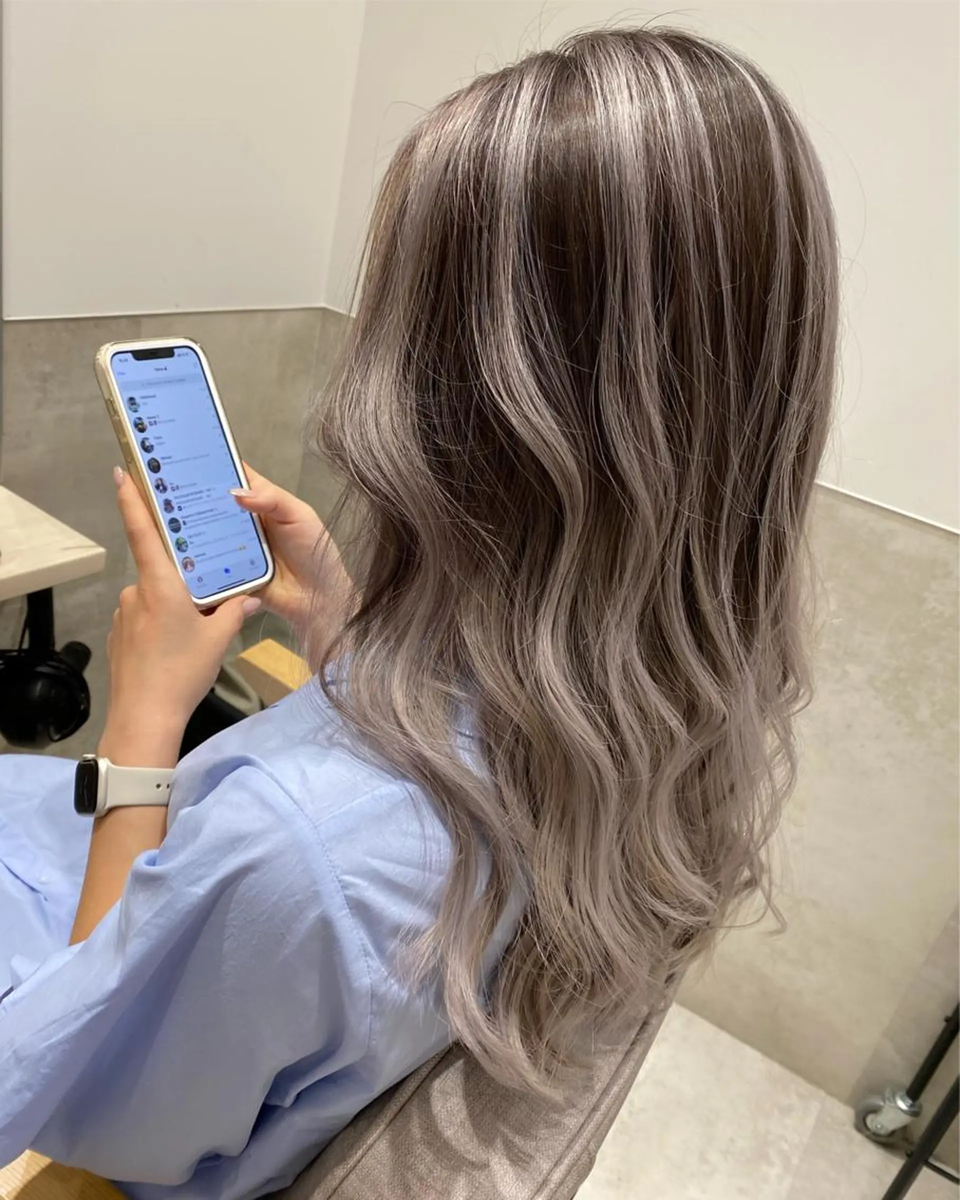 セミロング カラー カット ヘアカラー ✨レイヤーカット✨ HIDEのヘアスタイル