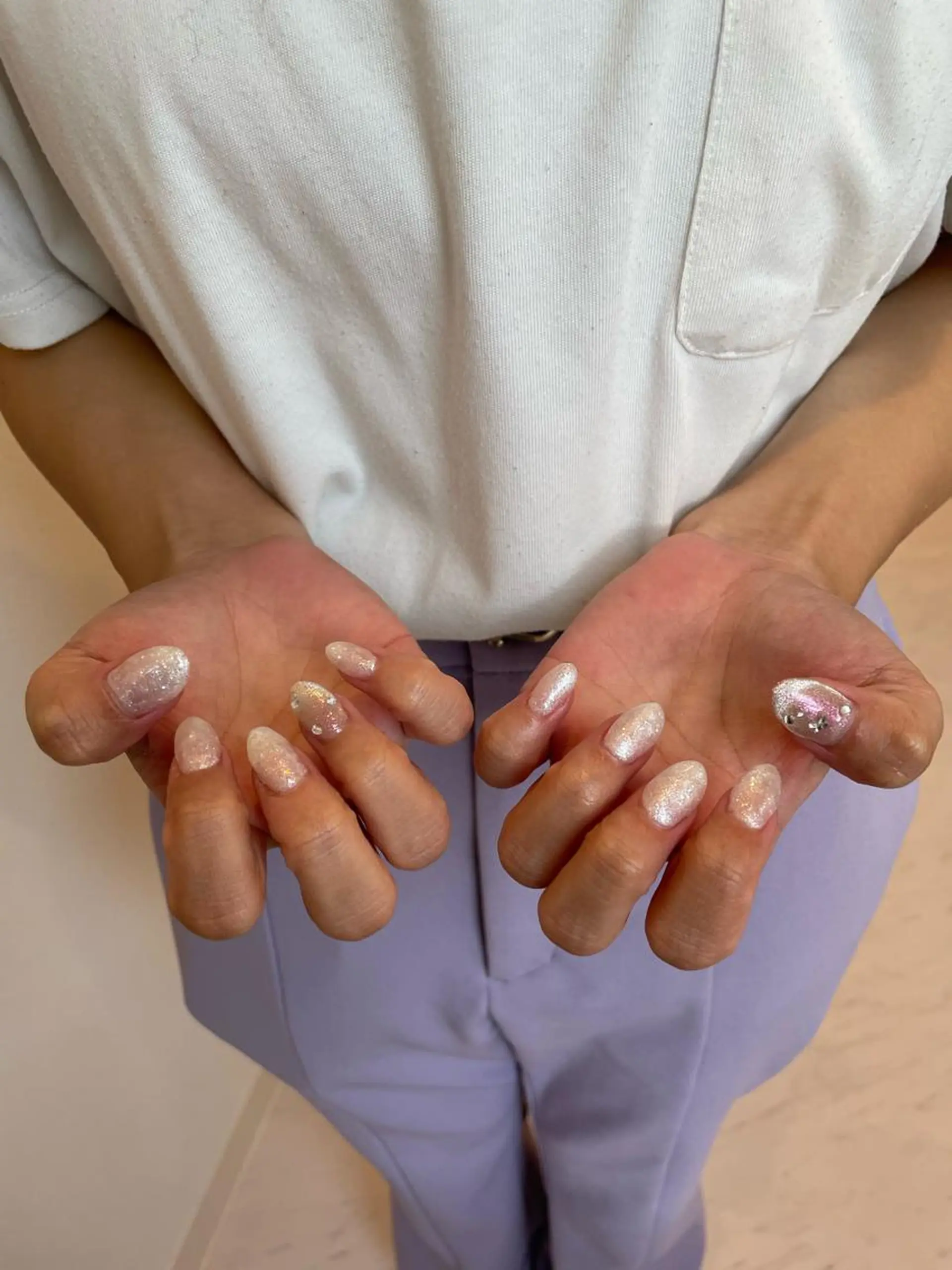 ネイル 束感まつ毛/ネイル/ LED♥KIRARAのマツエク・マツパデザイン