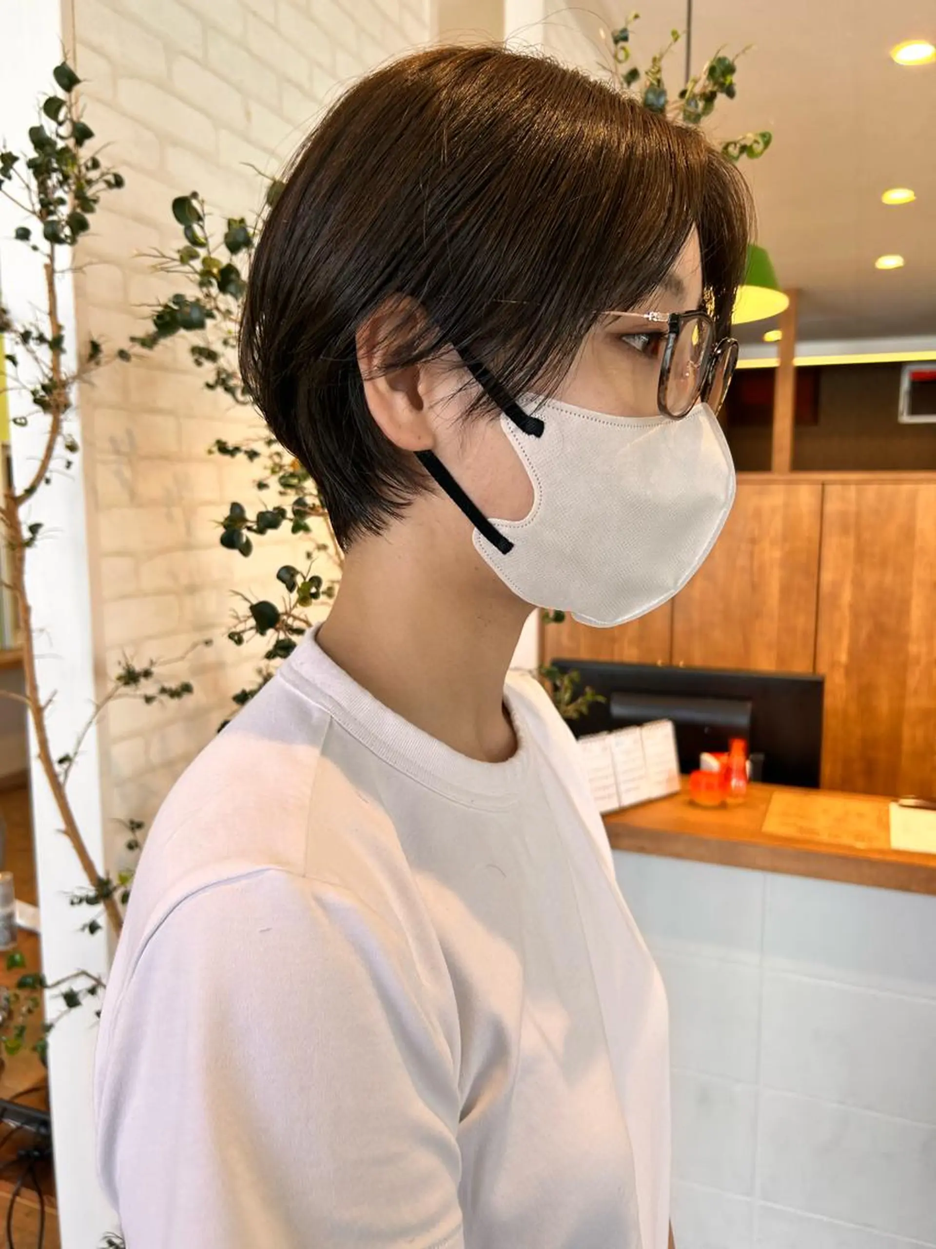 ショート カラー パーマ ヘアアレンジ ハンサムショート ショートヘア ❣️倉敷❣️美髪 カラー能登一成のヘアスタイル